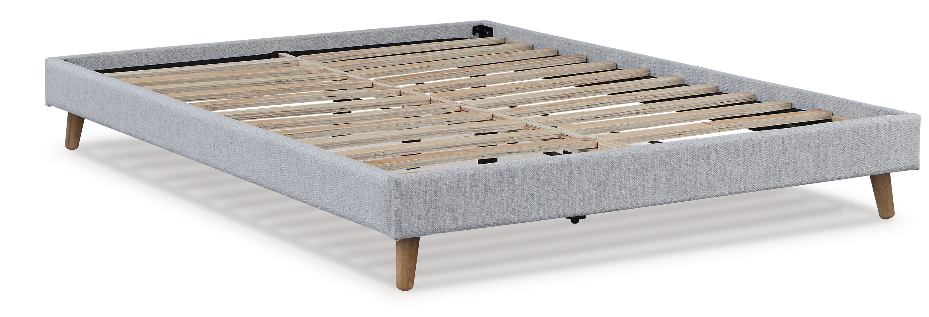 Tannally Beige Full Upholstered Platform Bed - B095-772 - Bien Home Furniture & Electronics