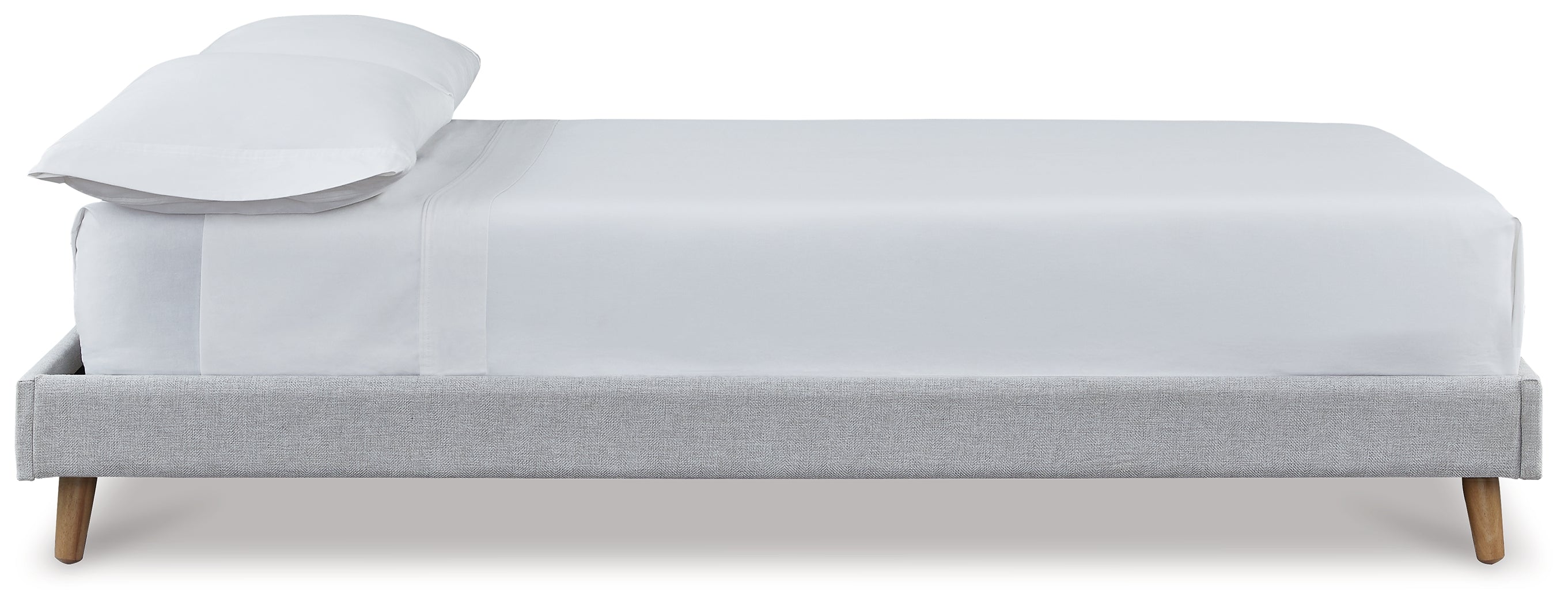 Tannally Beige Full Upholstered Platform Bed - B095-772 - Bien Home Furniture & Electronics
