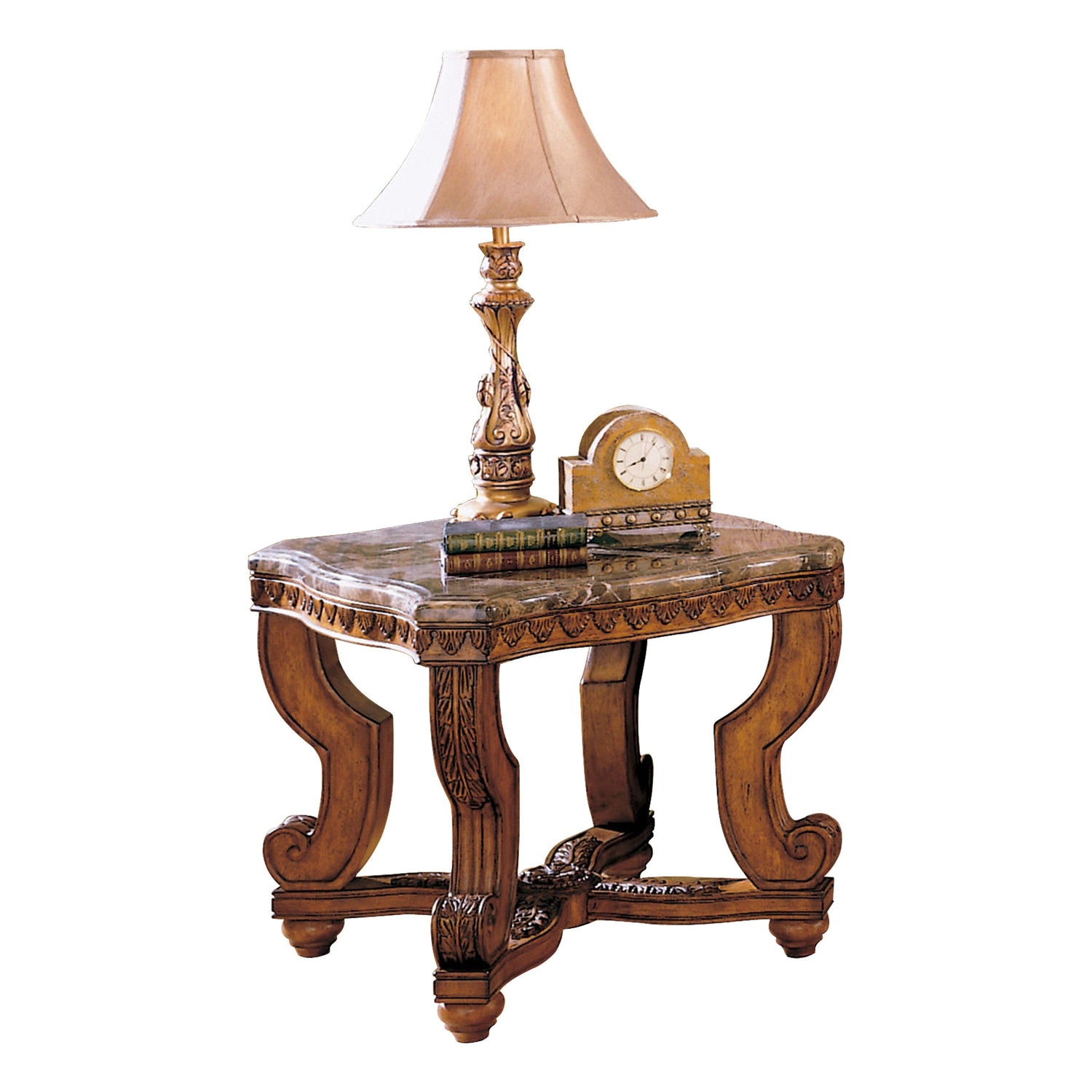 Tarantula Burnished Brown Cherry End Table - 5543-04 - Bien Home Furniture &amp; Electronics