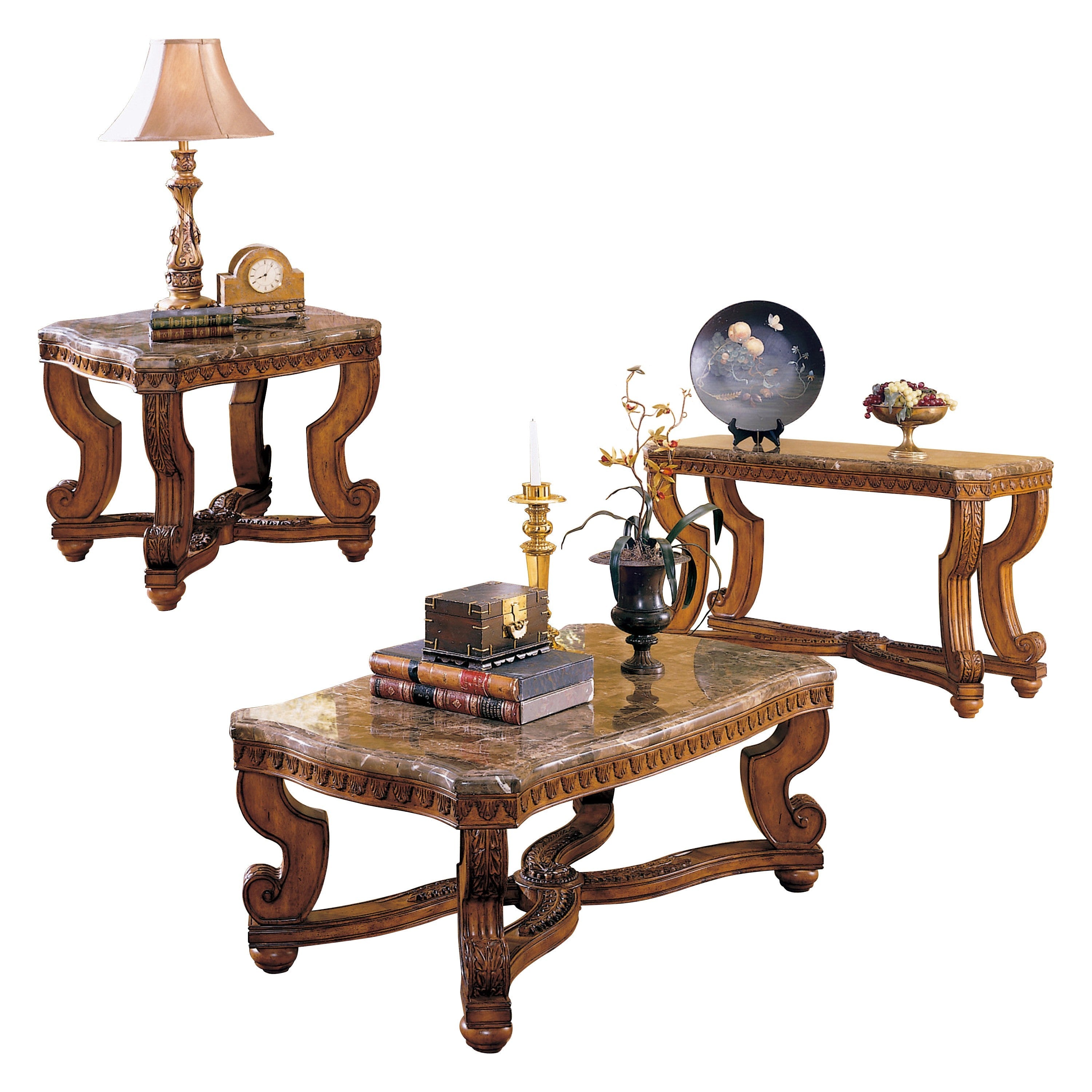 Tarantula Burnished Brown Cherry End Table - 5543-04 - Bien Home Furniture & Electronics