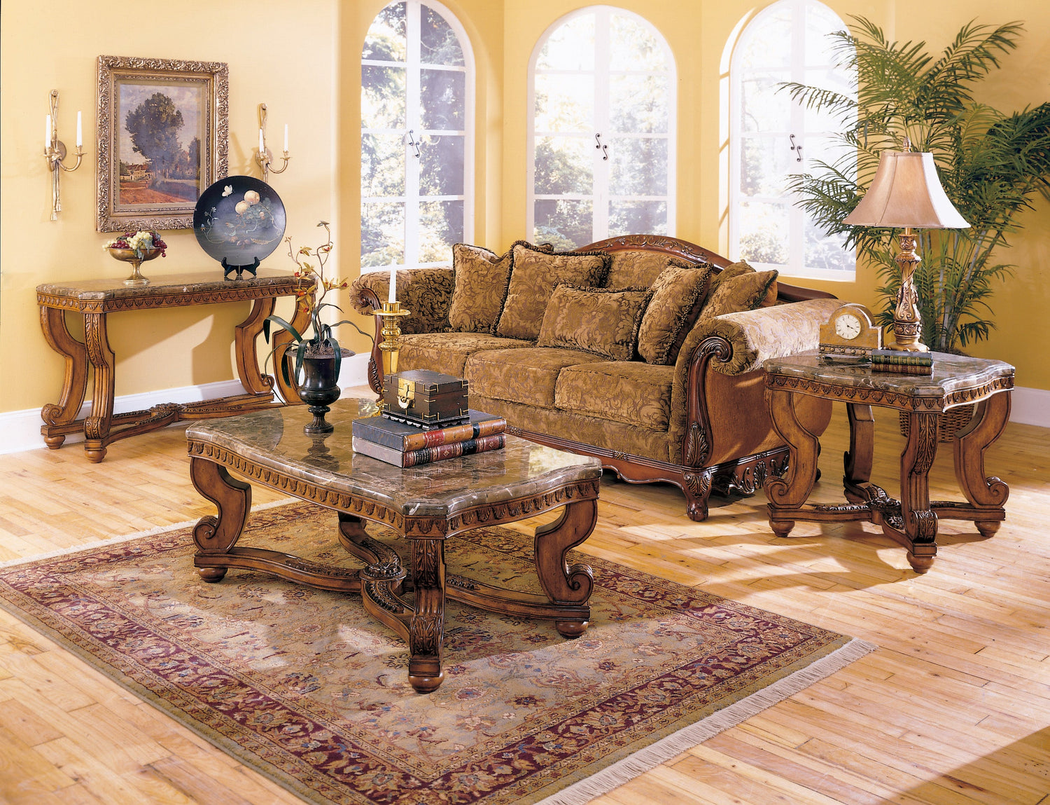 Tarantula Burnished Brown Cherry End Table - 5543-04 - Bien Home Furniture & Electronics
