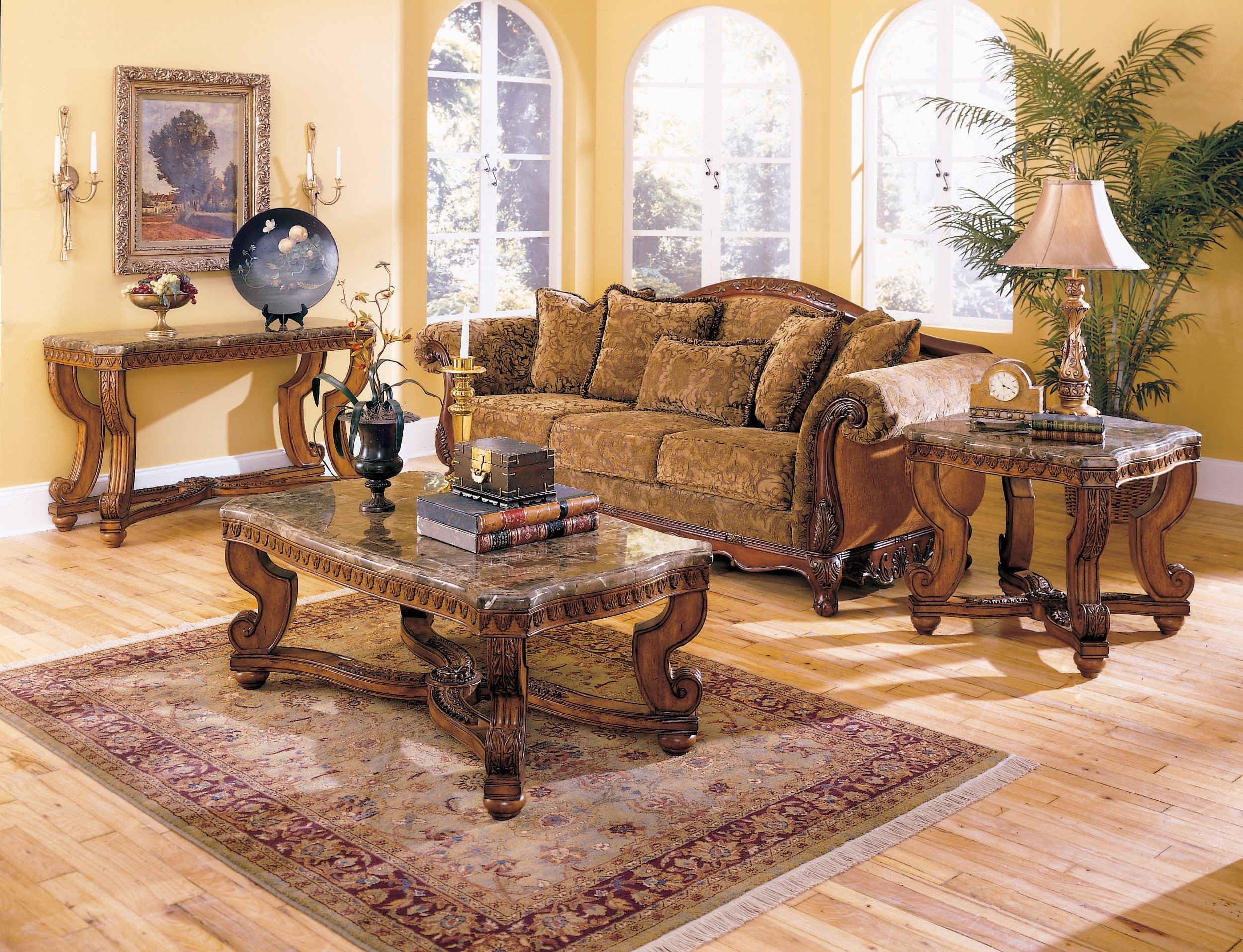 Tarantula Burnished Brown Cherry End Table - 5543-04 - Bien Home Furniture & Electronics