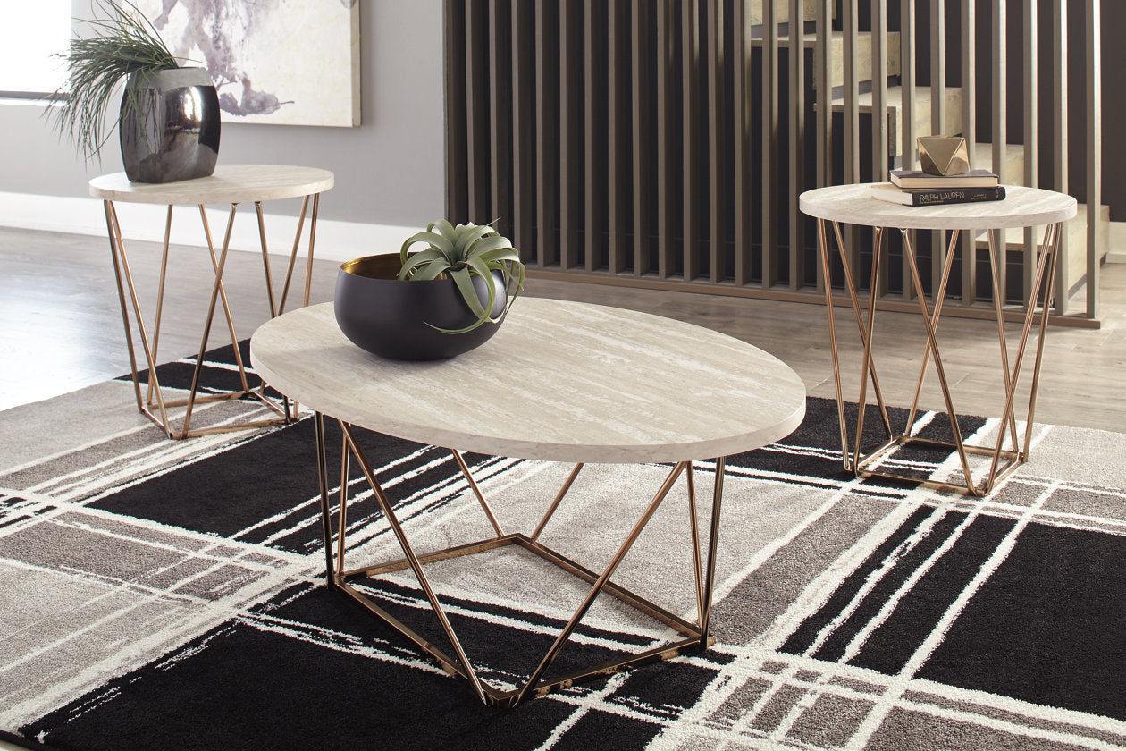 Tarica Two-tone Table, Set of 3 - T385-13 - Bien Home Furniture & Electronics
