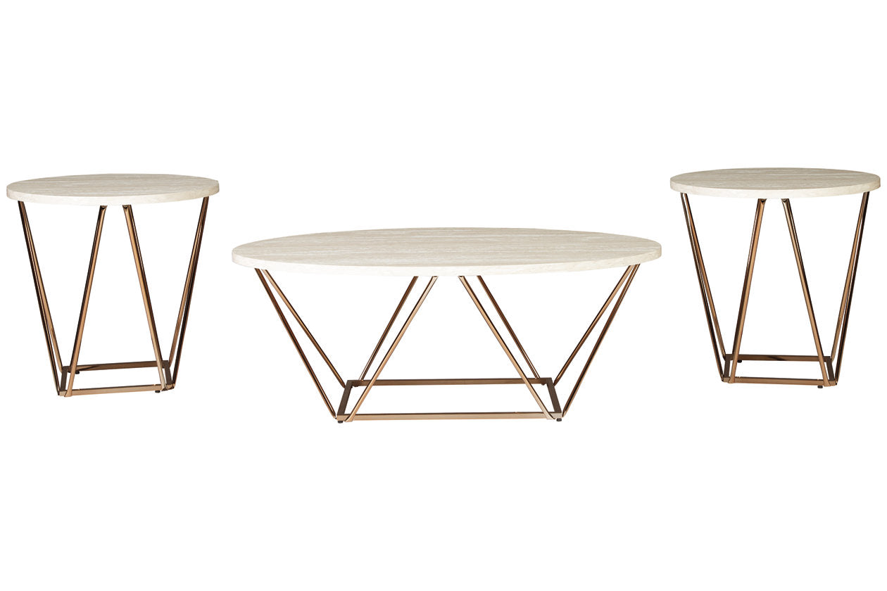 Tarica Two-tone Table, Set of 3 - T385-13 - Bien Home Furniture & Electronics