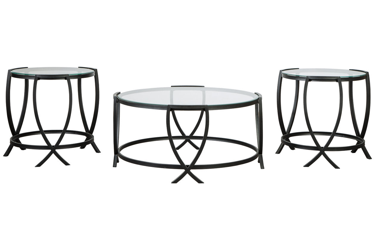 Tarrin Black Table, Set of 3 - T115-13 - Bien Home Furniture & Electronics