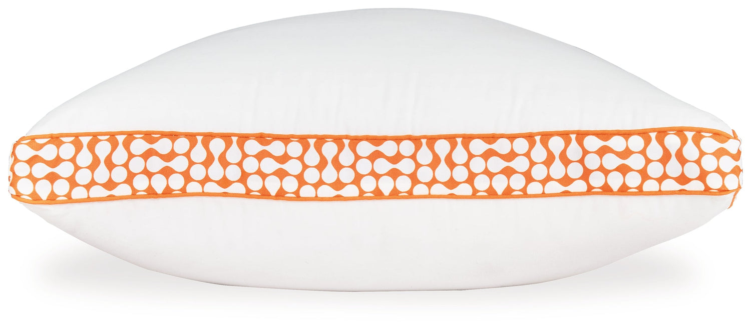 TBD White/Orange 3-in-1 Pillow (6/Case) - M52112 - Bien Home Furniture & Electronics