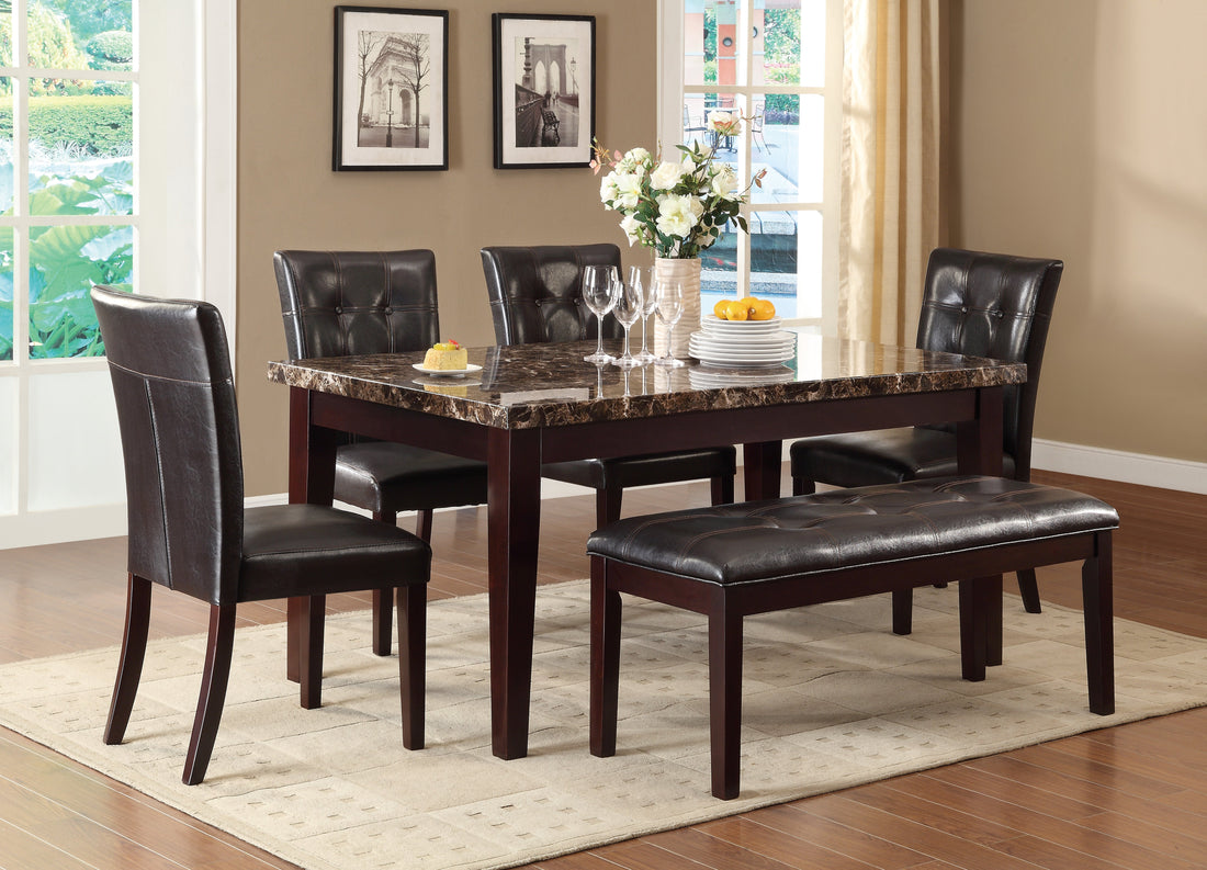 Teague Espresso Side Chair, Set of 2 - 2544S - Bien Home Furniture &amp; Electronics
