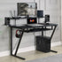 Tech Spec Gunmetal Gaming Desk with Cup Holder - 804436 - Bien Home Furniture & Electronics