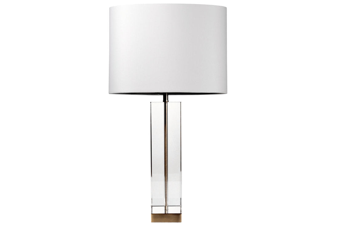 Teelsen Clear/Gold Finish Table Lamp - L428184 - Bien Home Furniture &amp; Electronics