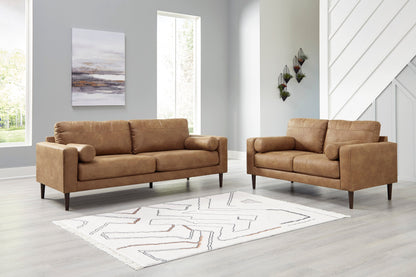 Telora Caramel Living Room Set - SET | 4100238 | 4100235 - Bien Home Furniture &amp; Electronics