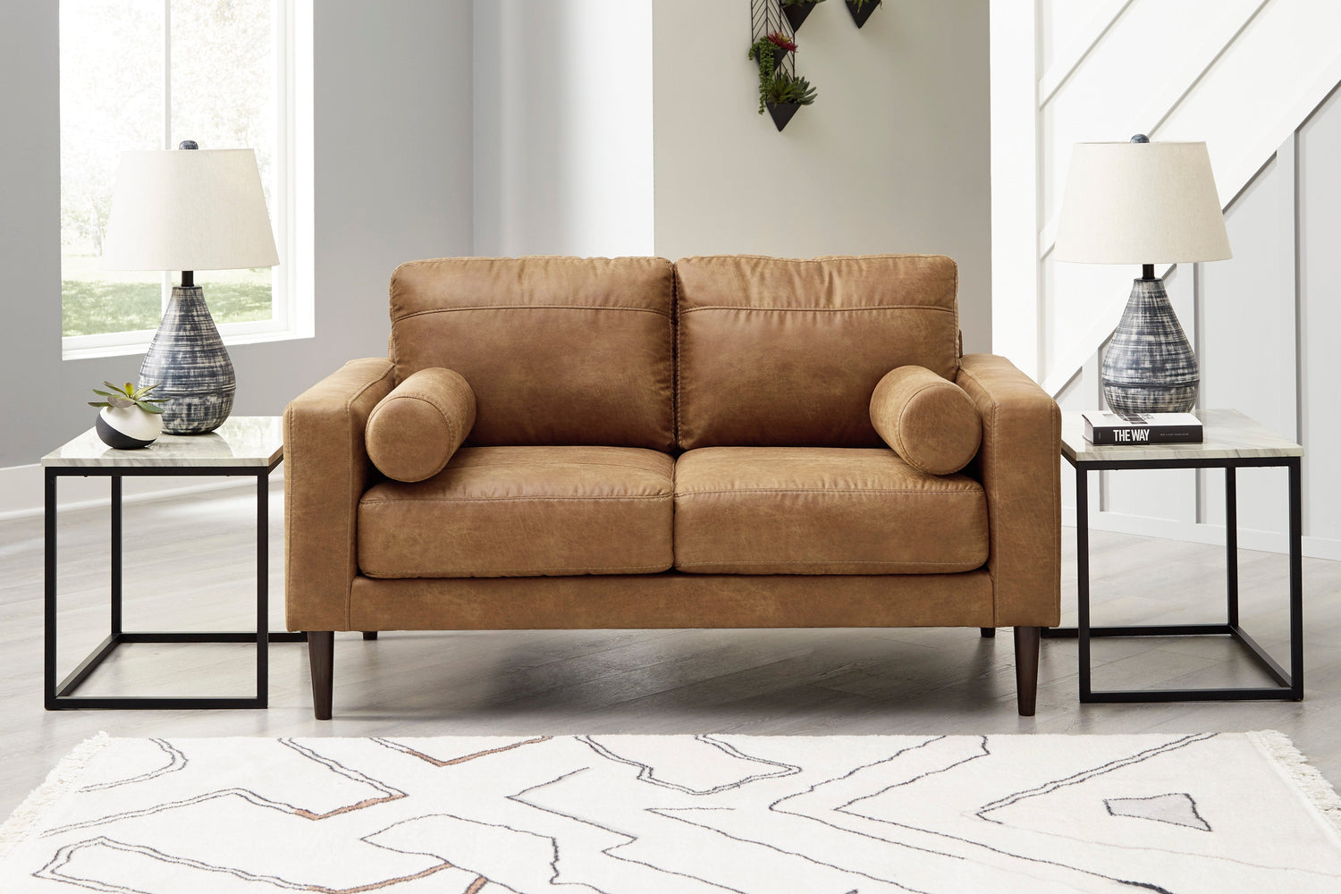 Telora Caramel Living Room Set - SET | 4100238 | 4100235 - Bien Home Furniture & Electronics