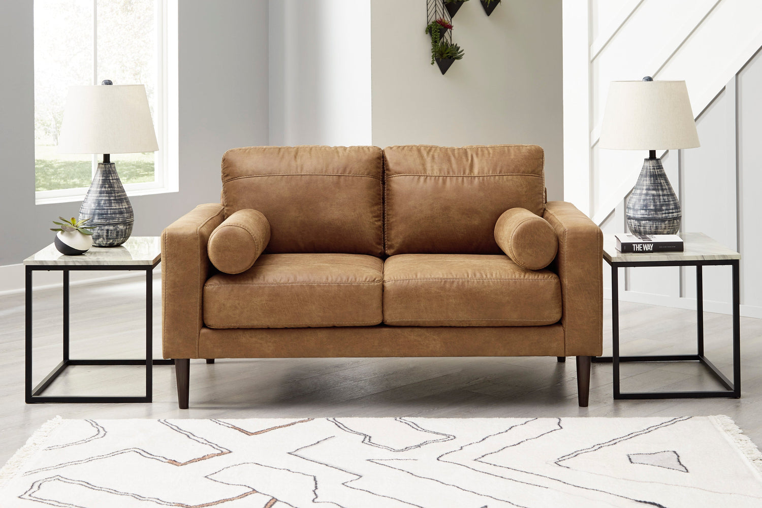 Telora Caramel Living Room Set - SET | 4100238 | 4100235 - Bien Home Furniture &amp; Electronics