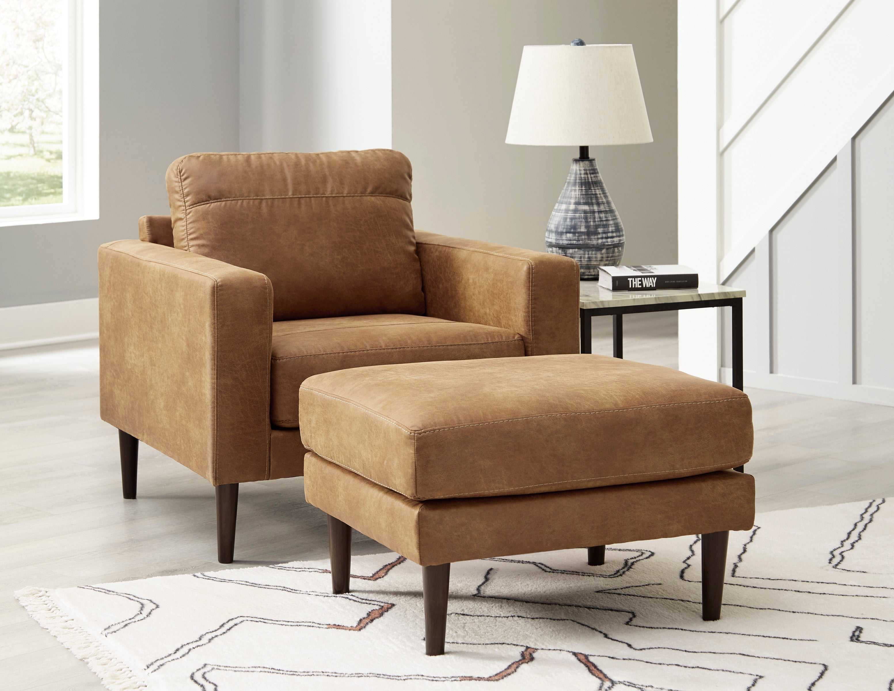 Telora Caramel Living Room Set - SET | 4100238 | 4100235 - Bien Home Furniture & Electronics