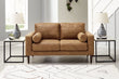 Telora Caramel Loveseat - 4100235 - Bien Home Furniture & Electronics