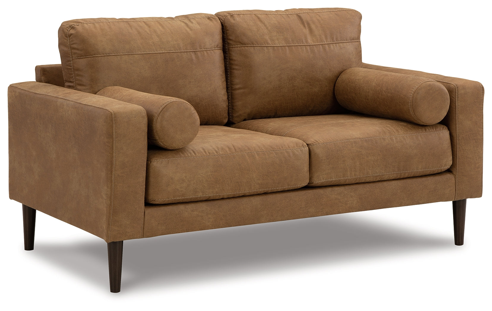 Telora Caramel Loveseat - 4100235 - Bien Home Furniture &amp; Electronics