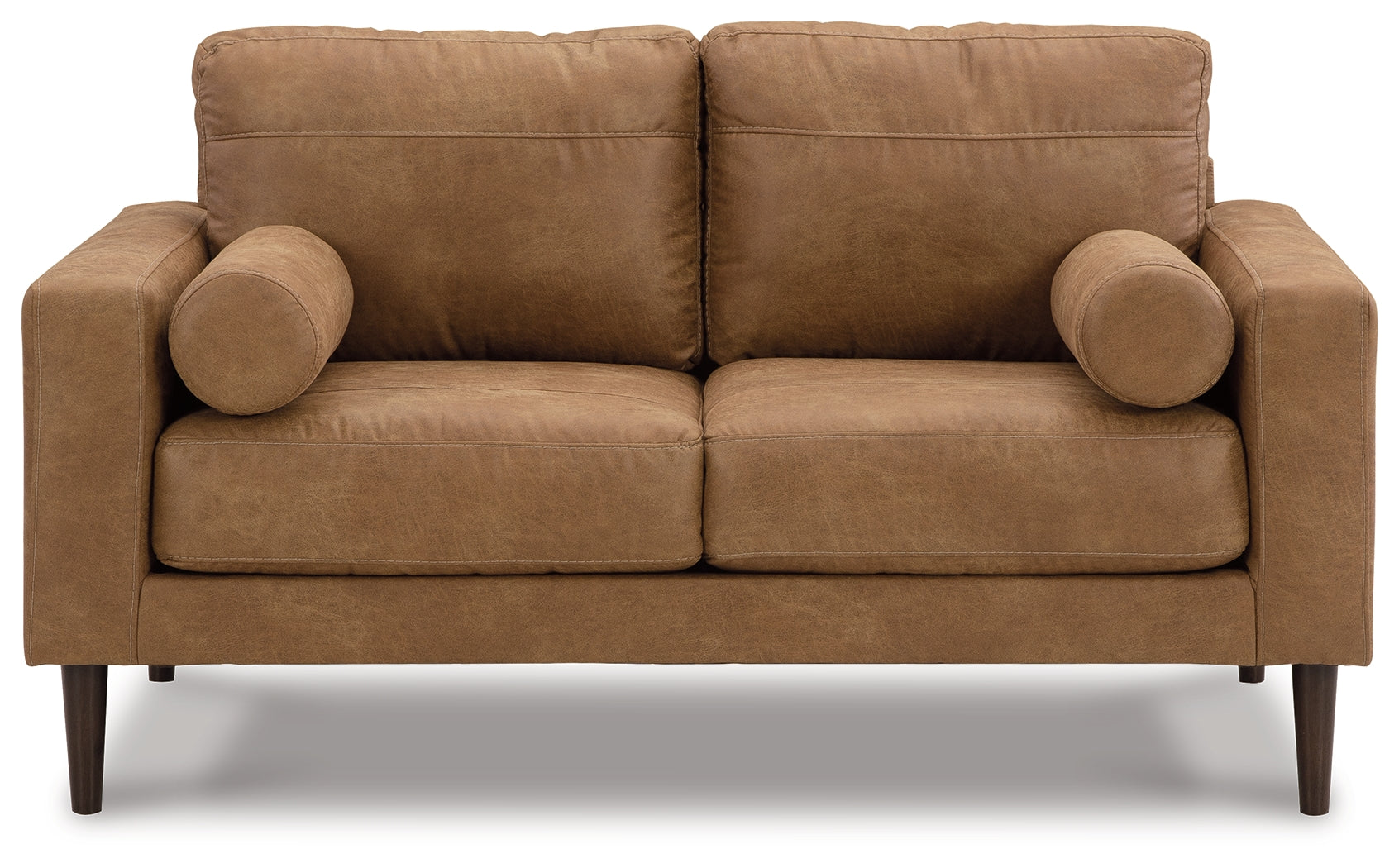 Telora Caramel Loveseat - 4100235 - Bien Home Furniture &amp; Electronics