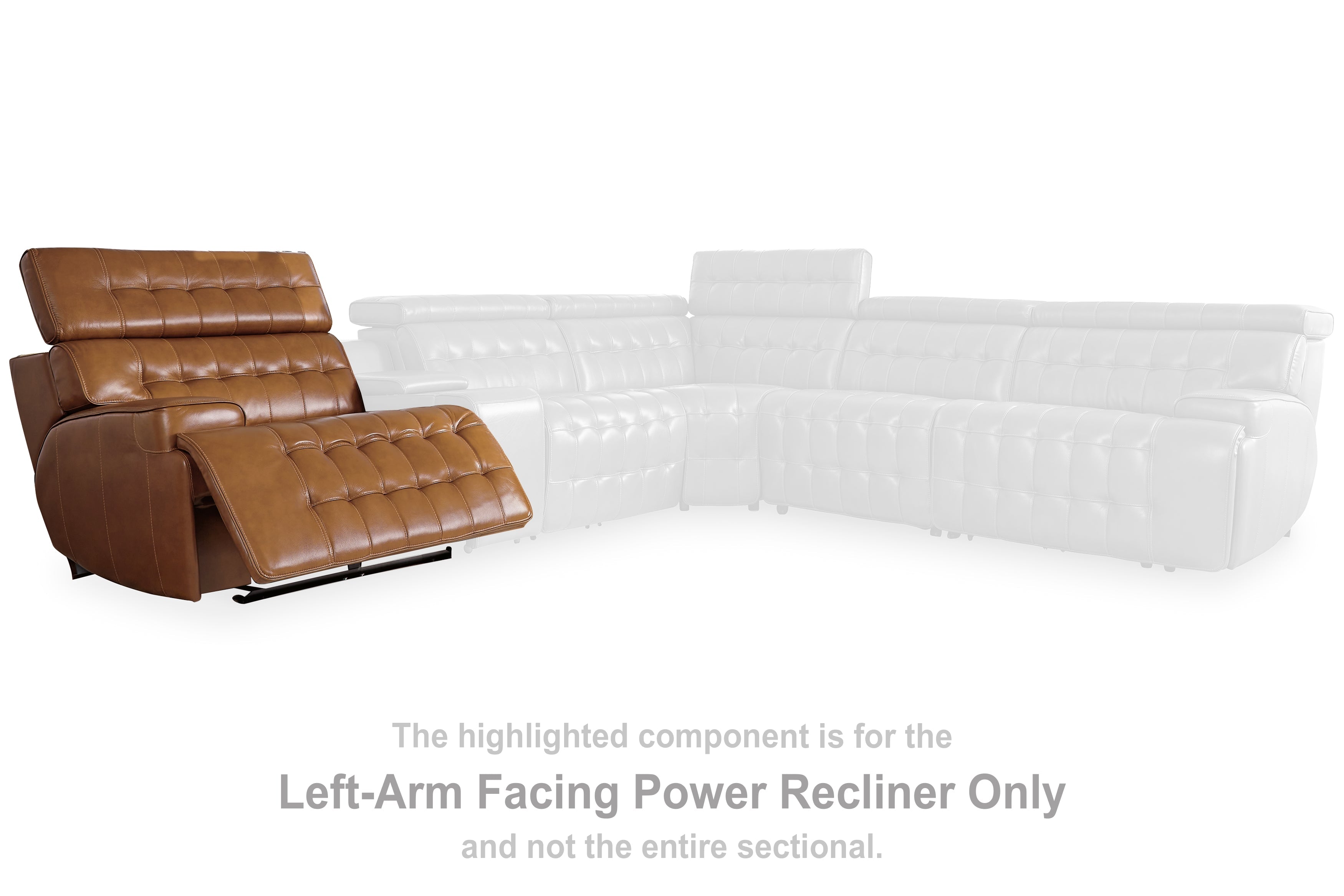 Temmpton Chocolate Left-Arm Facing Power Recliner - U9270858 - Bien Home Furniture & Electronics