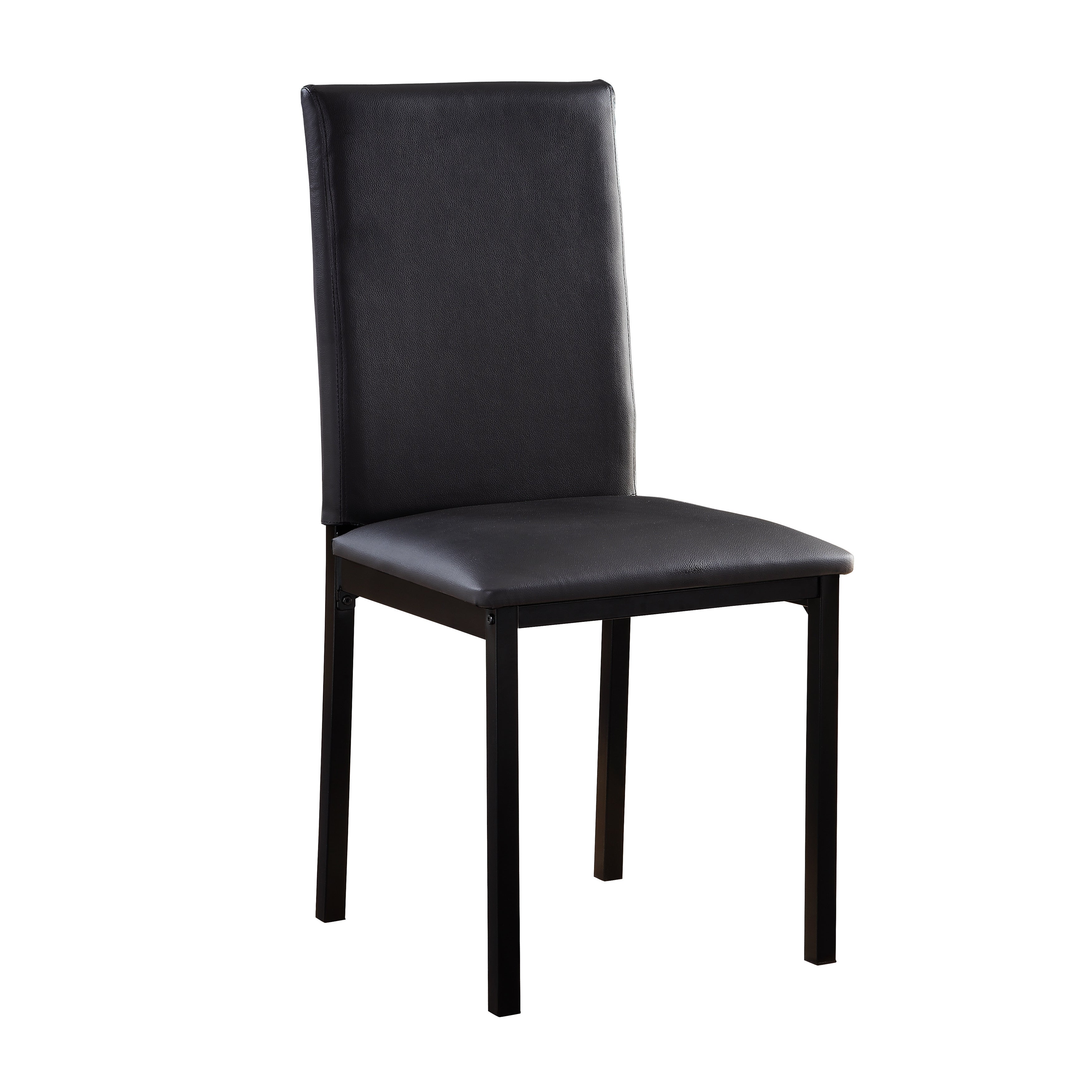 Tempe Black Marble-Top Dining Set - SET | 2601BK-48 | 2601BK-S1 - Bien Home Furniture & Electronics
