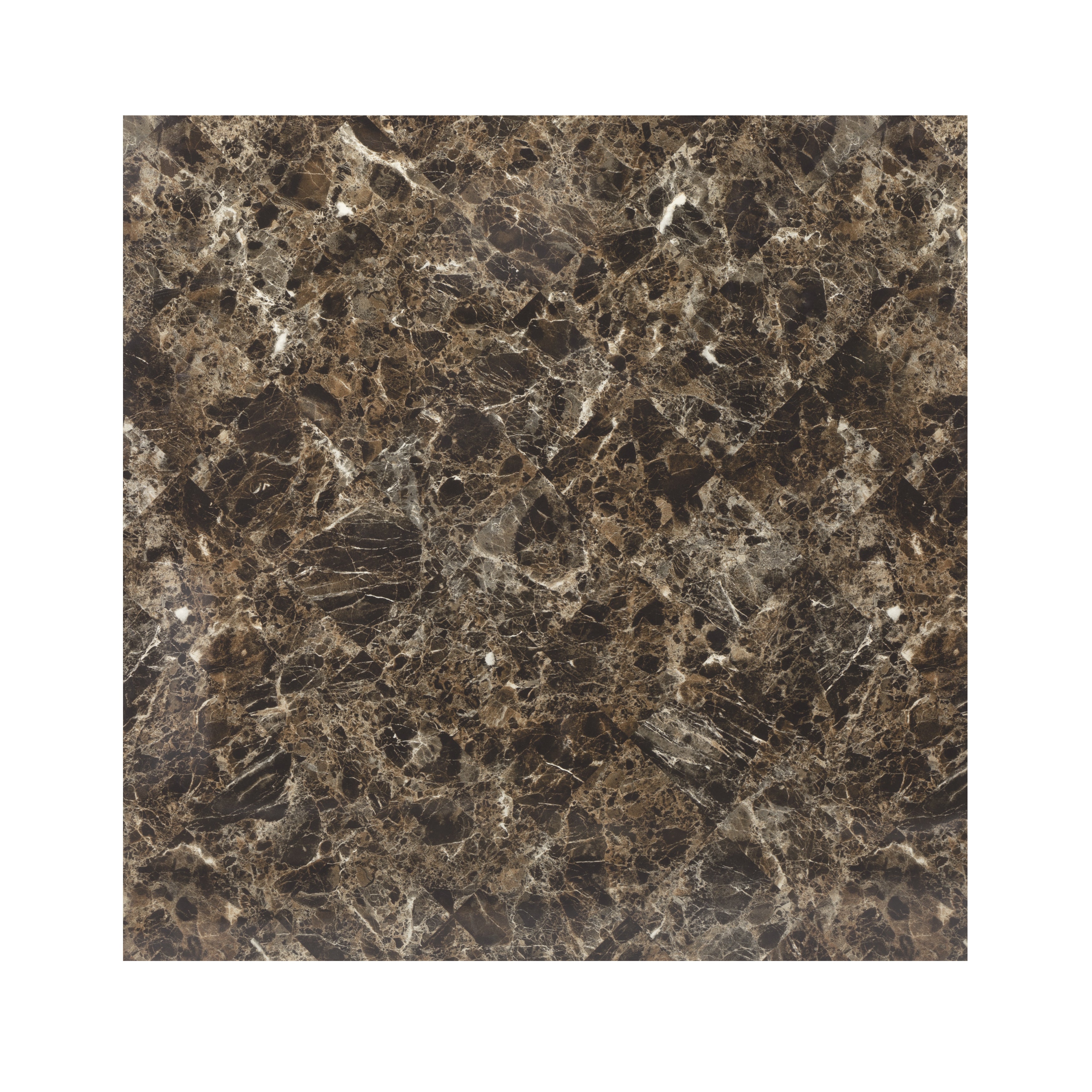 Tempe Brown/Black Marble-Top Counter Height Table - 2601-36 - Bien Home Furniture & Electronics