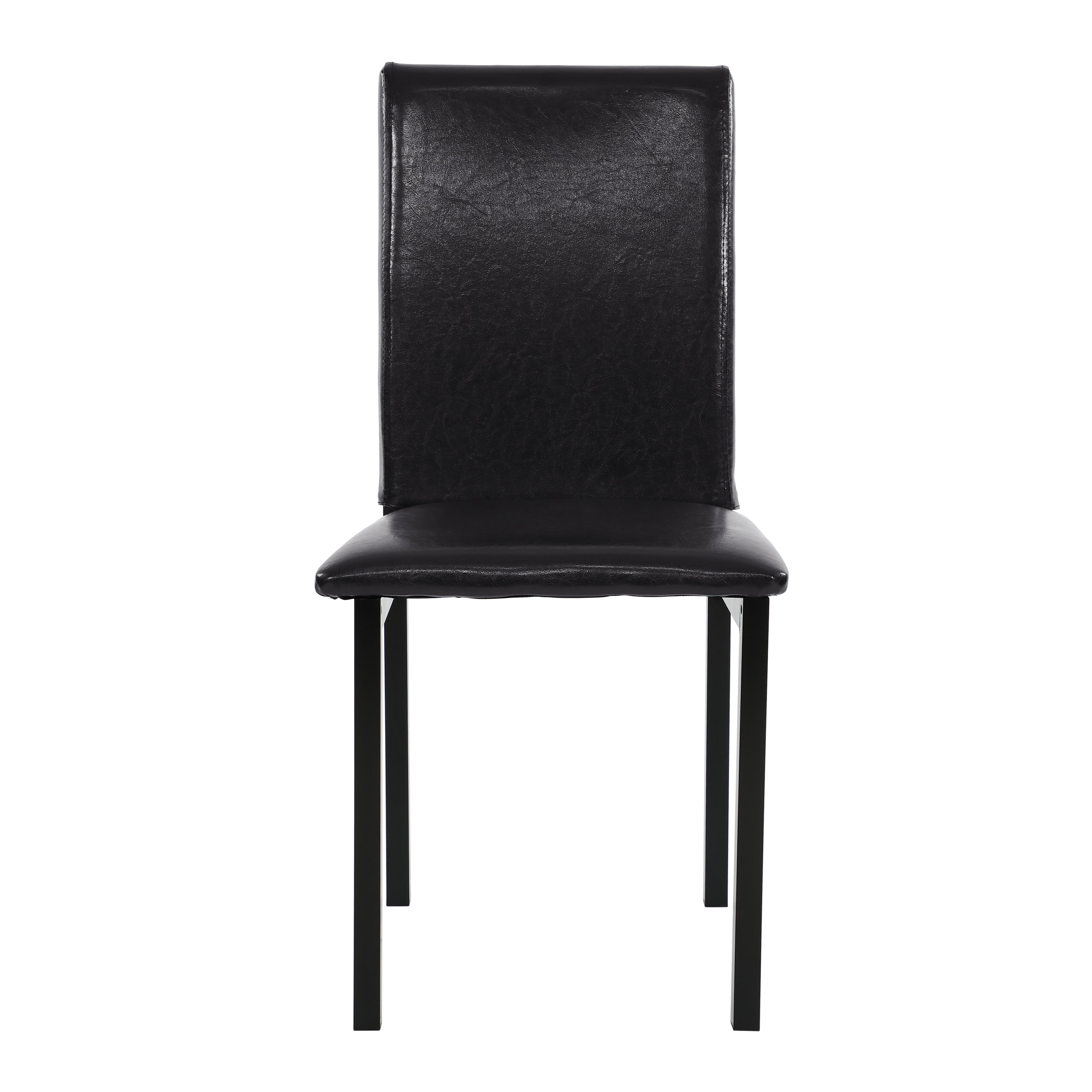Tempe Brown/Black Marble-Top Dining Set - SET | 2601-48 | 2601S - Bien Home Furniture & Electronics