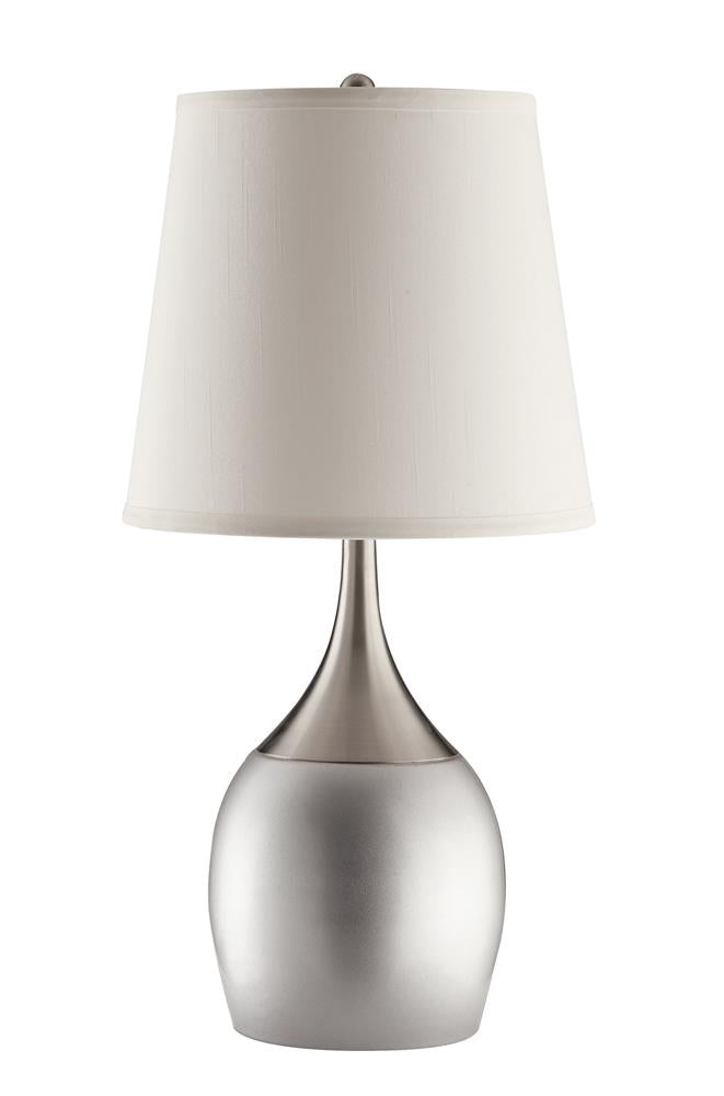 Tenya Empire Shade Table Lamps Silver/Chrome (Set of 2) - 901471 - Bien Home Furniture &amp; Electronics