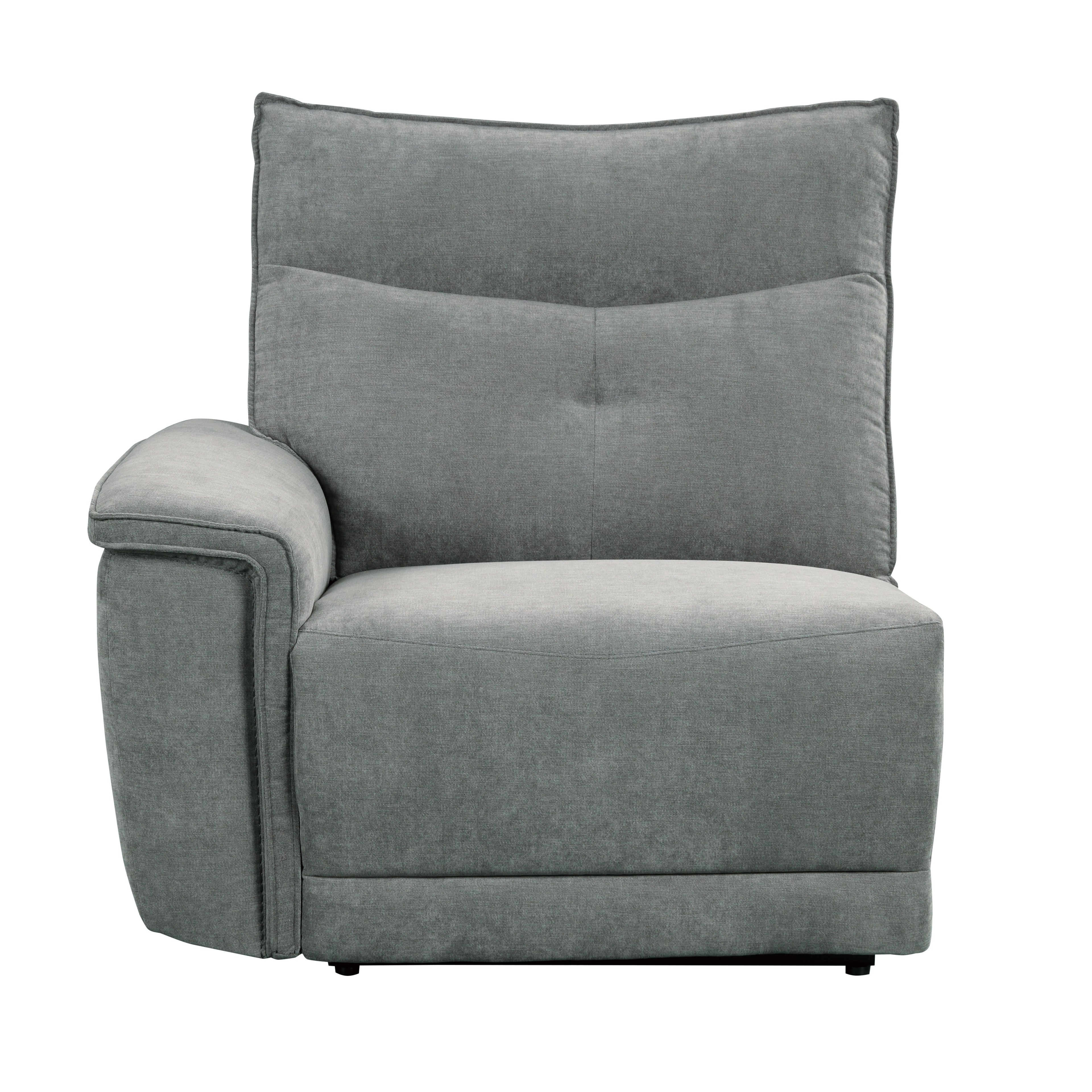Tesoro Dark Gray Power Double Reclining Sofa - 9509DG-3PWH* - Bien Home Furniture & Electronics