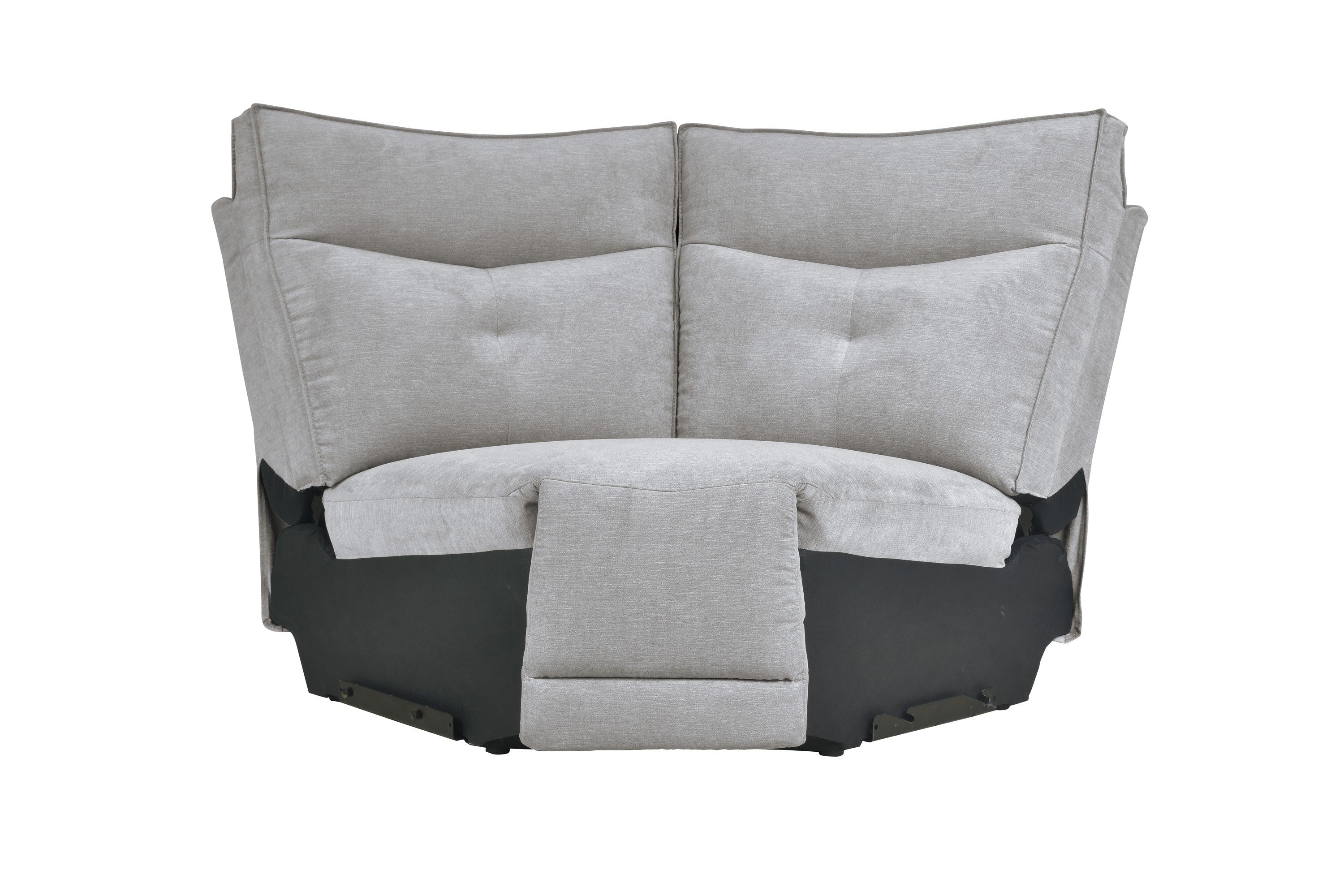 Tesoro Mist Gray Modular RAF Power Reclining Sectional - 9509MGY*6LRPWH5R - Bien Home Furniture & Electronics