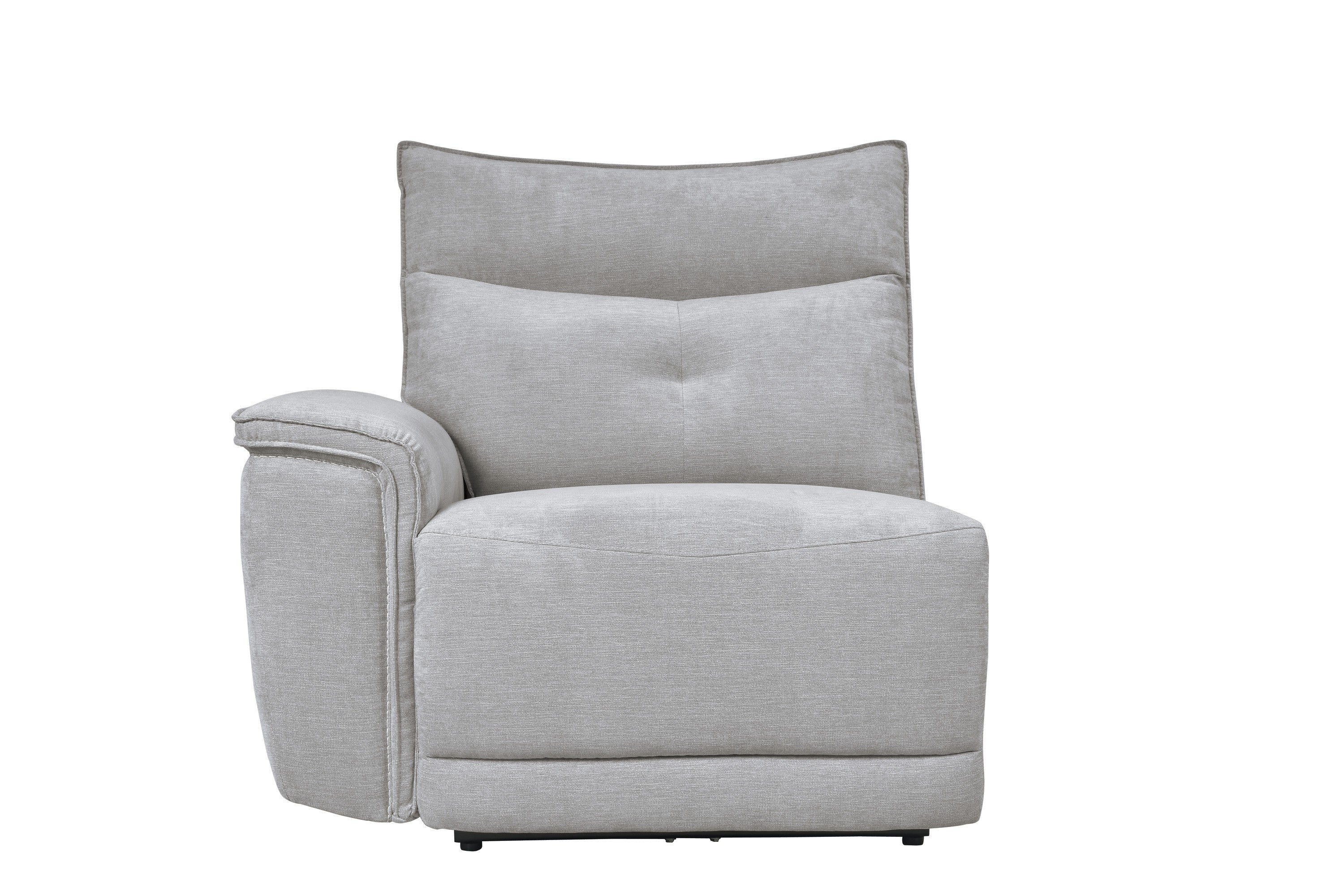 Tesoro Mist Gray Modular RAF Power Reclining Sectional - 9509MGY*6LRPWH5R - Bien Home Furniture & Electronics