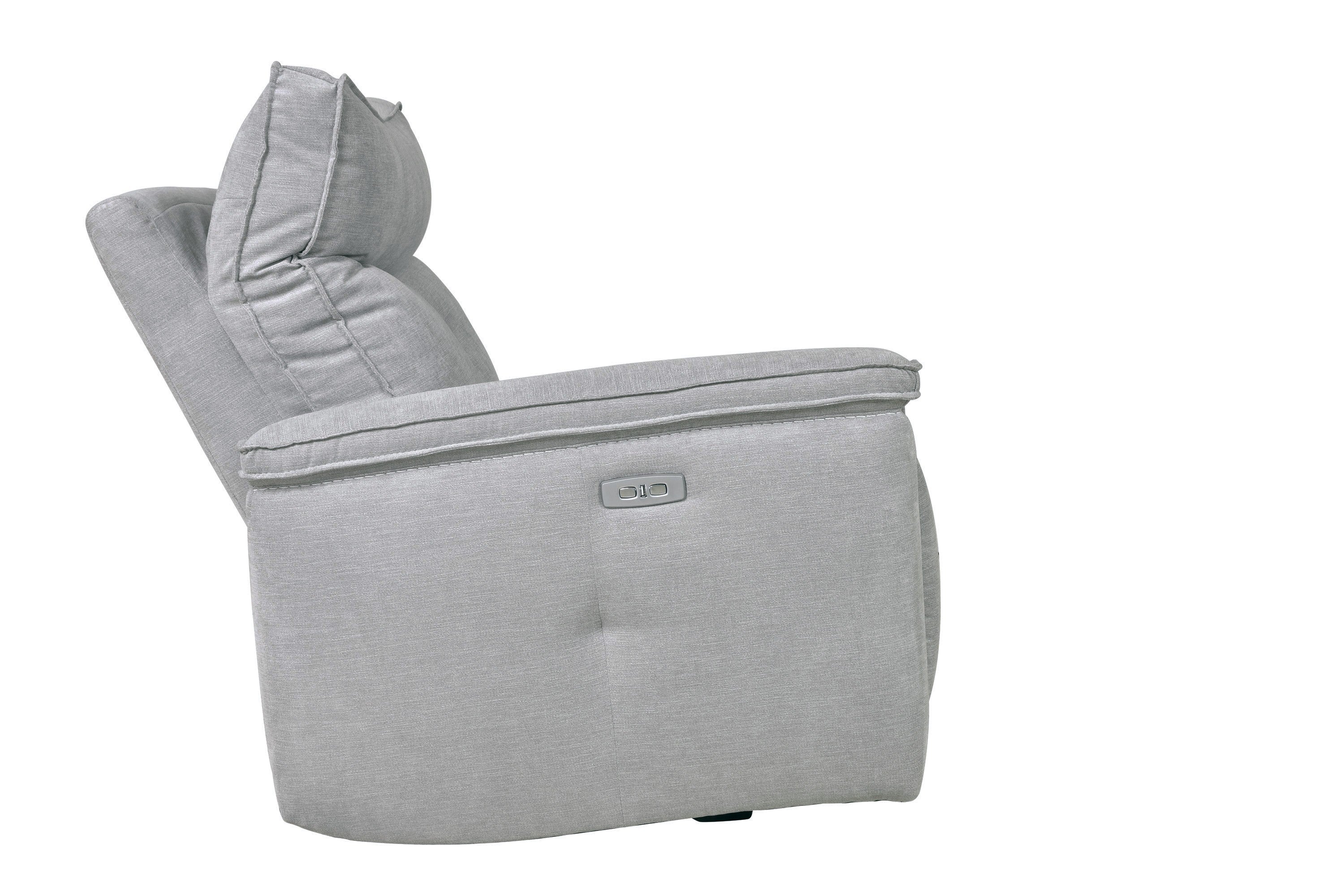 Tesoro Mist Gray Modular RAF Power Reclining Sectional - 9509MGY*6LRPWH5R - Bien Home Furniture & Electronics