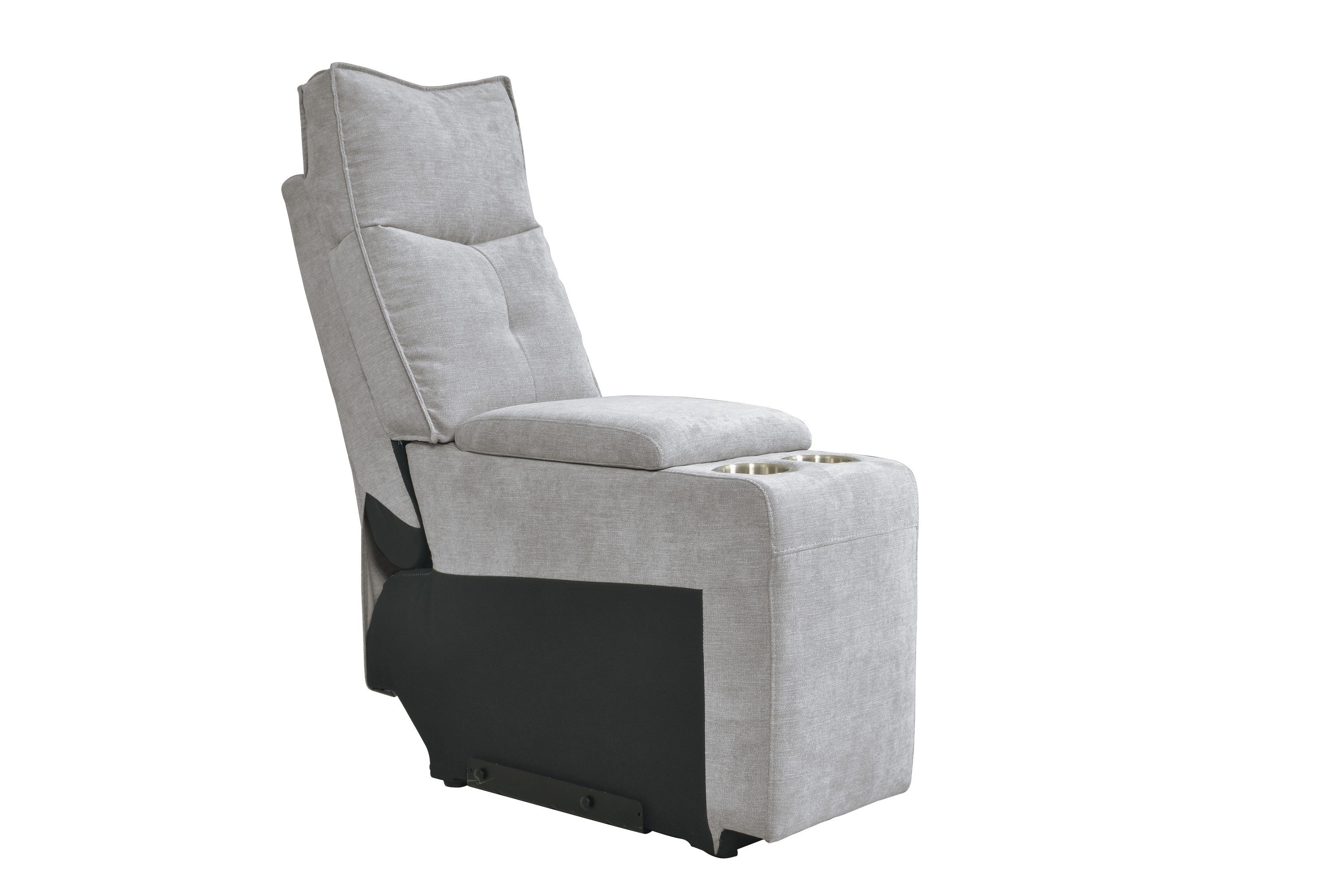 Tesoro Mist Gray Modular RAF Power Reclining Sectional - 9509MGY*6LRPWH5R - Bien Home Furniture & Electronics
