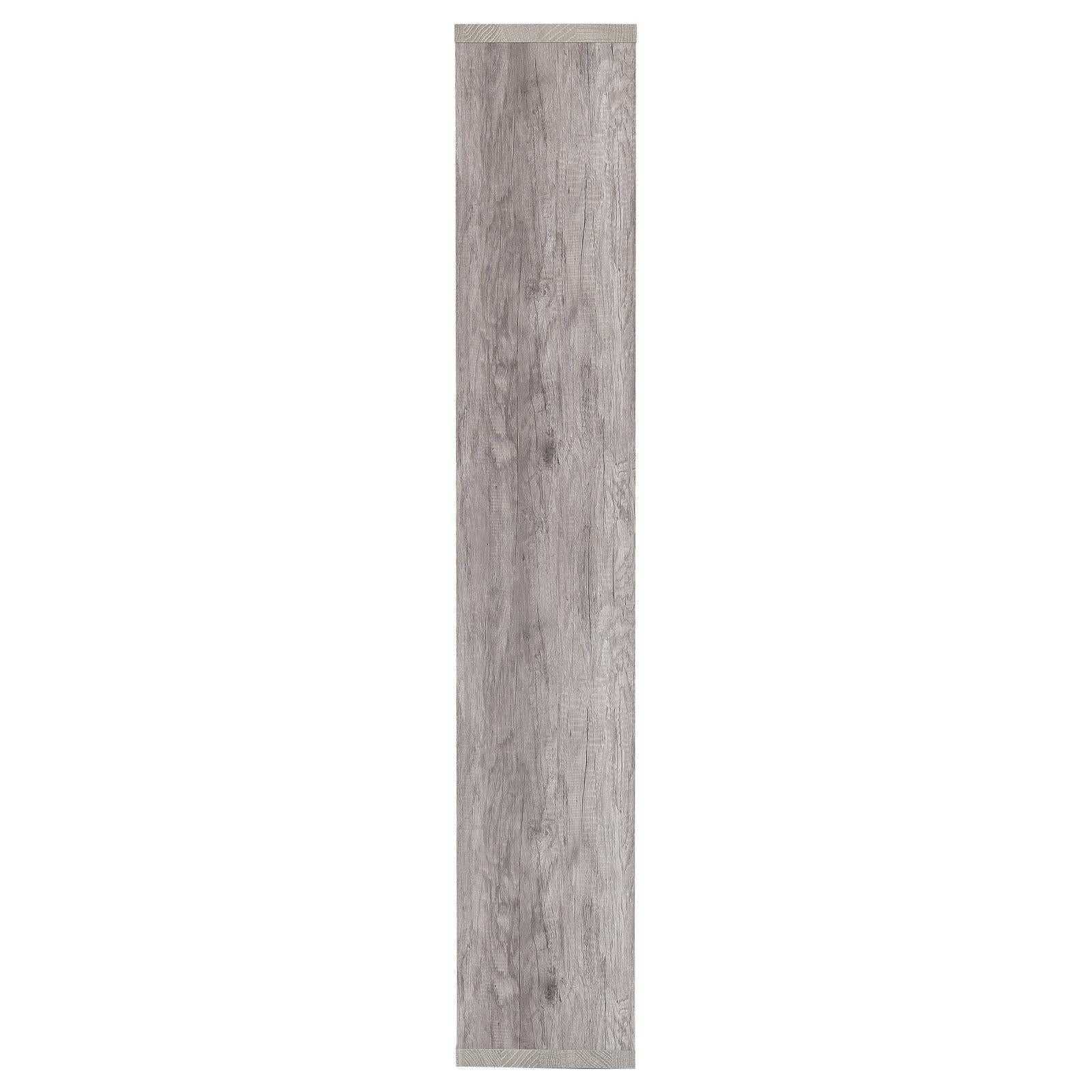 Theo Gray Driftwood 10-Shelf Bookcase - 801137 - Bien Home Furniture & Electronics