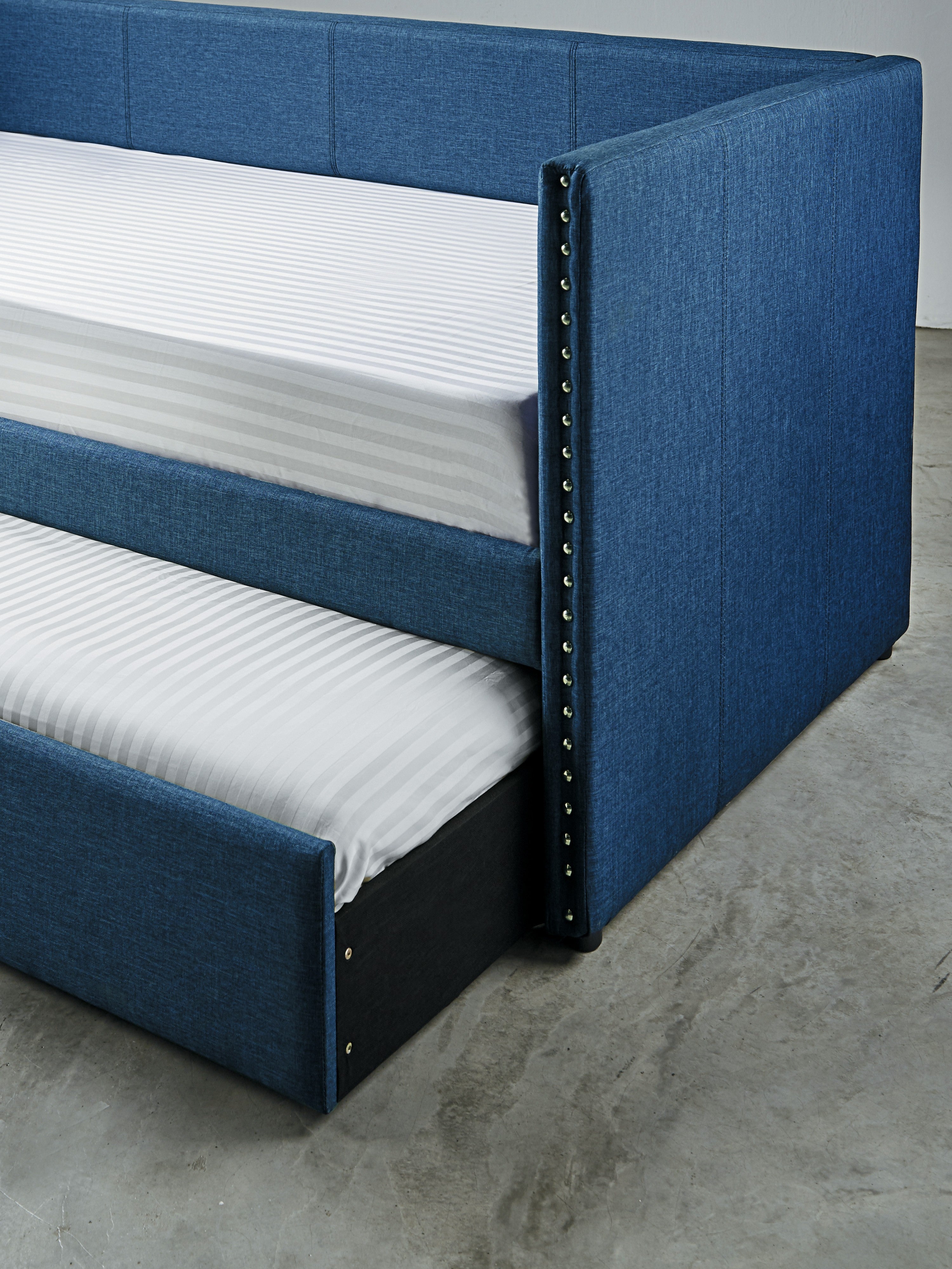Therese Blue Daybed with Trundle - SET | 4969BU-A | 4969BU-B - Bien Home Furniture & Electronics