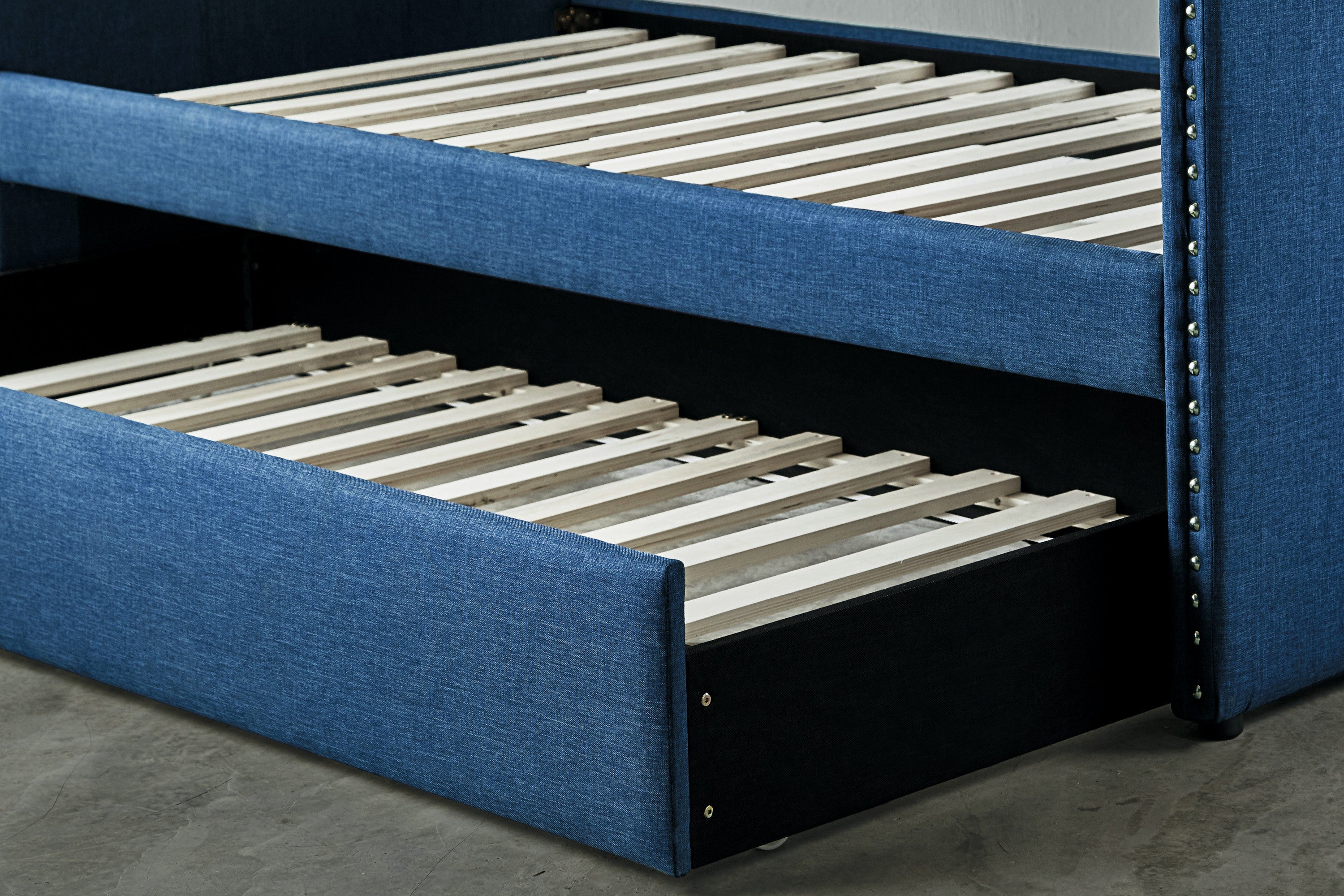 Therese Blue Daybed with Trundle - SET | 4969BU-A | 4969BU-B - Bien Home Furniture & Electronics