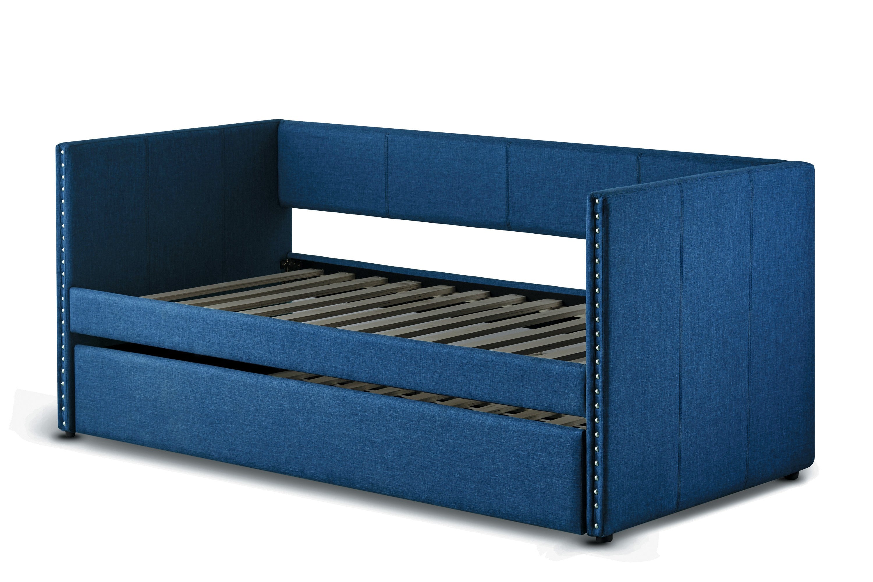 Therese Blue Daybed with Trundle - SET | 4969BU-A | 4969BU-B - Bien Home Furniture &amp; Electronics