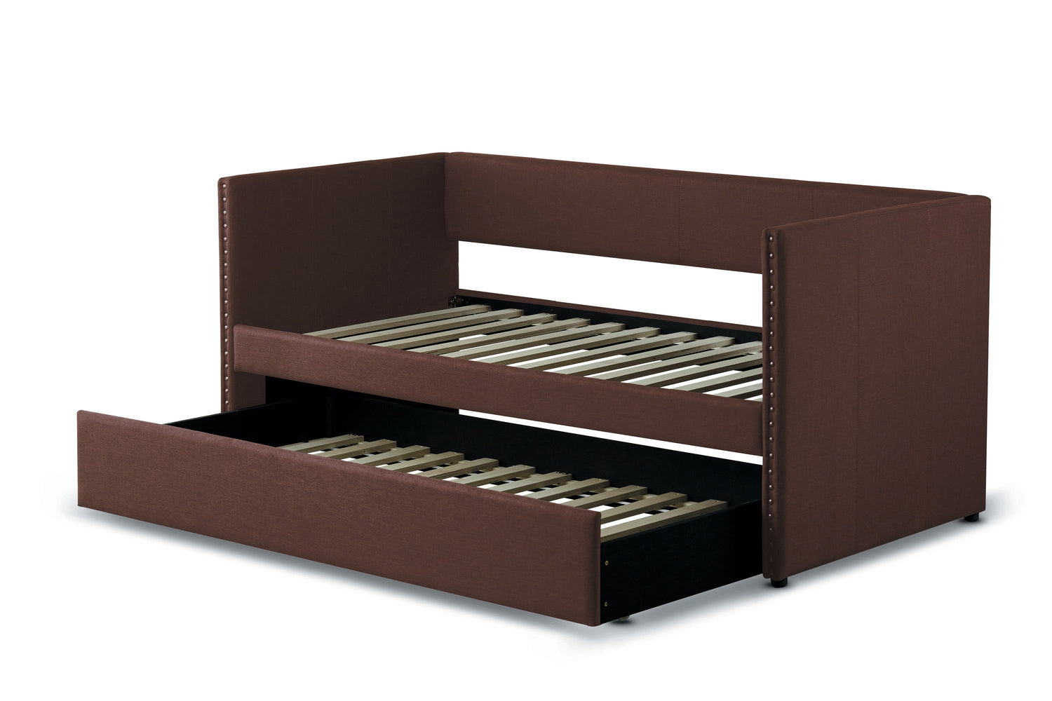 Therese Chocolate Daybed with Trundle - SET | 4969CH-A | 4969CH-B - Bien Home Furniture & Electronics