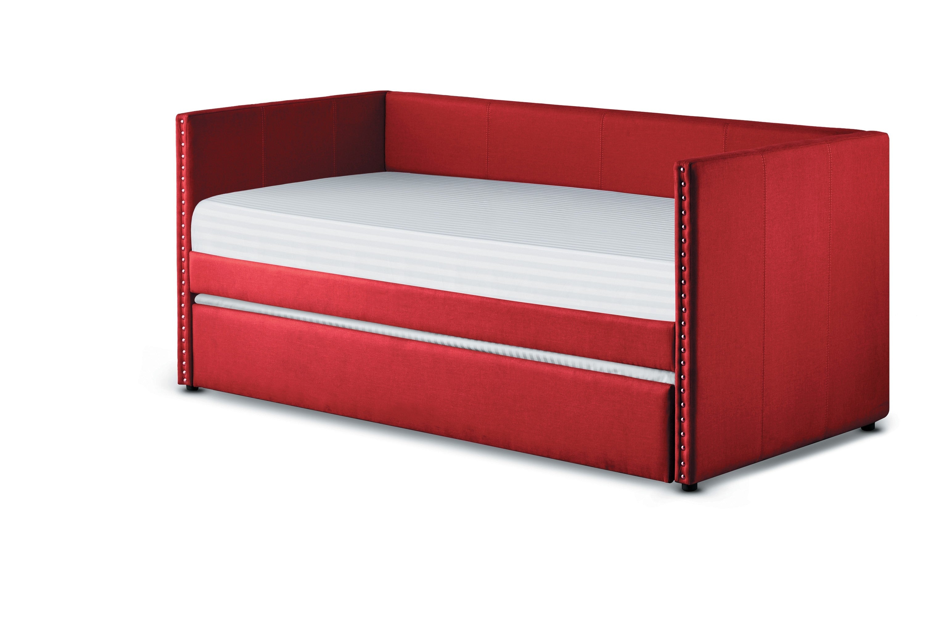 Therese Red Daybed with Trundle - SET | 4969RD-A | 4969RD-B - Bien Home Furniture &amp; Electronics