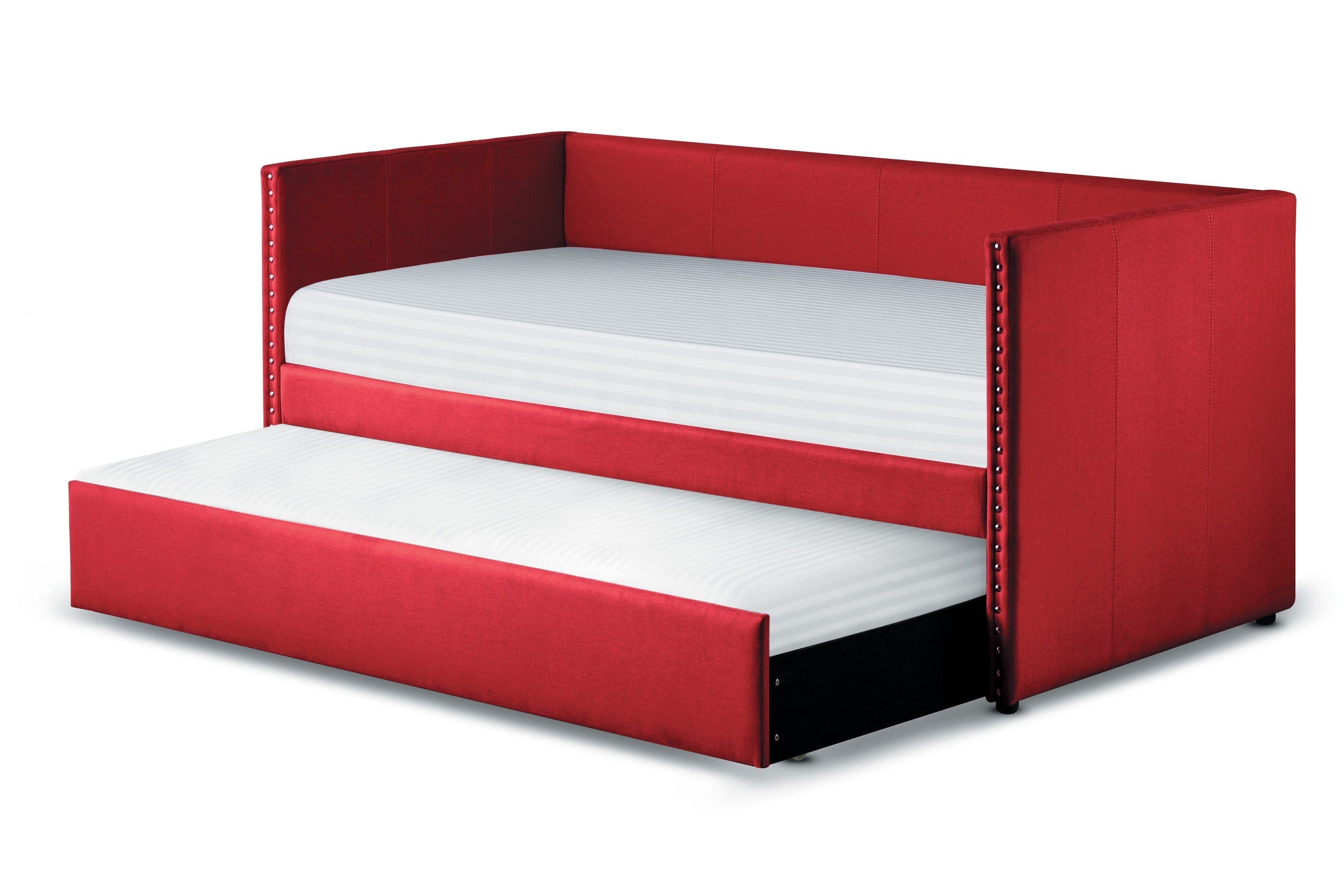 Therese Red Daybed with Trundle - SET | 4969RD-A | 4969RD-B - Bien Home Furniture &amp; Electronics