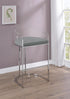 Thermosolis Gray/Chrome Acrylic Back Bar Stools, Set of 2 - 183406 - Bien Home Furniture & Electronics
