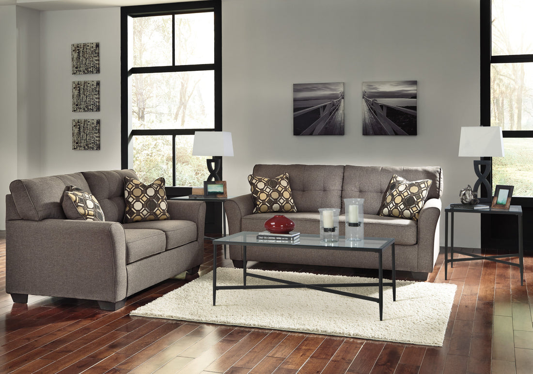 Tibbee Slate Living Room Set - SET | 9910138 | 9910135 - Bien Home Furniture &amp; Electronics