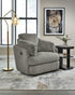 Tie-Breaker Fog Swivel Glider Recliner - 9490361 - Bien Home Furniture & Electronics