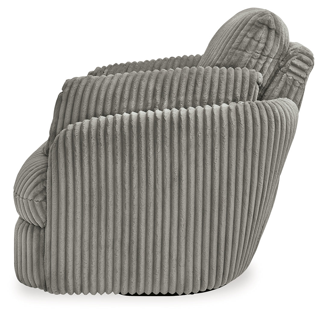 Tie-Breaker Fog Swivel Glider Recliner - 9490361 - Bien Home Furniture & Electronics