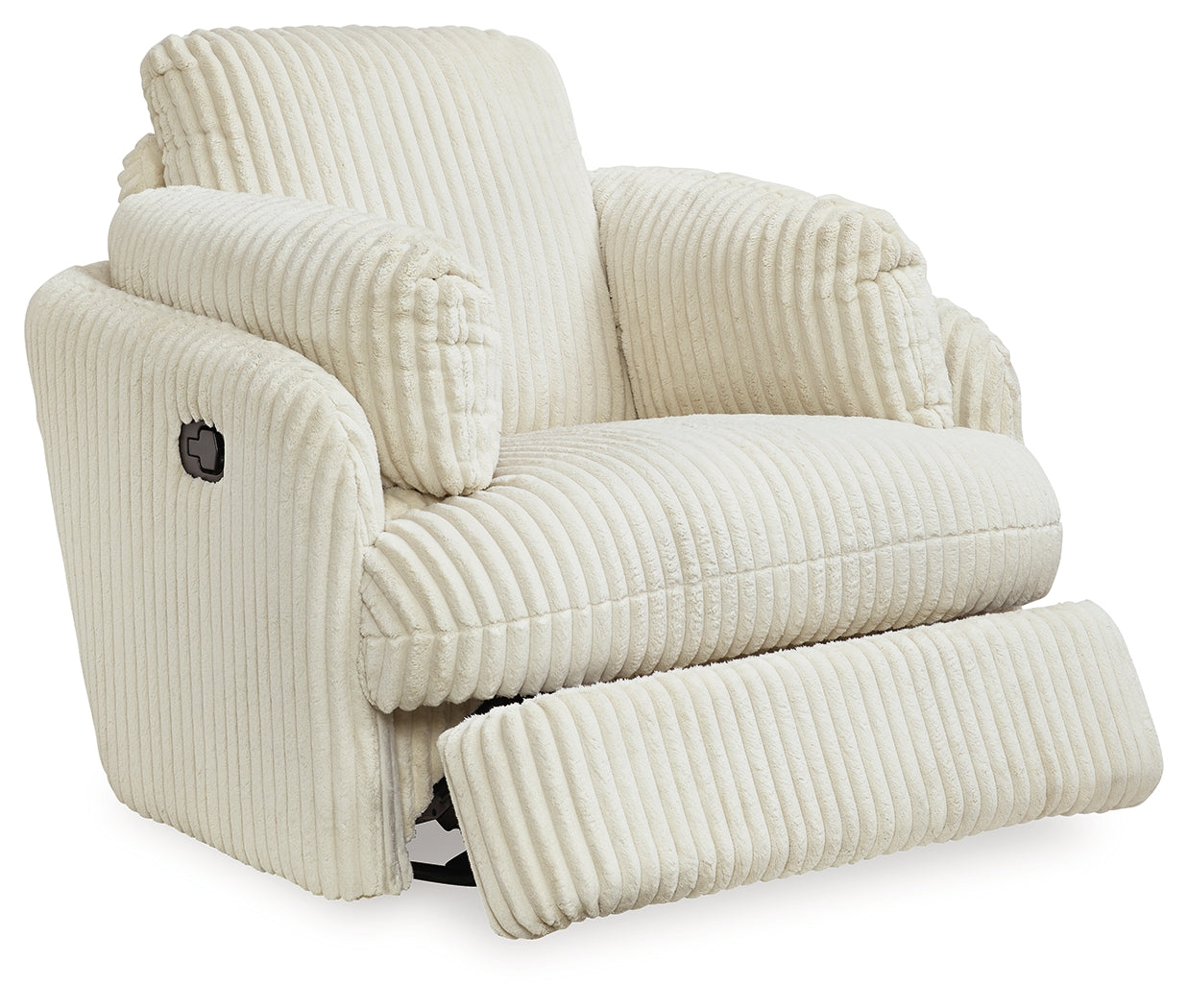 Tie-Breaker Ivory Swivel Glider Recliner - 9490261 - Bien Home Furniture &amp; Electronics