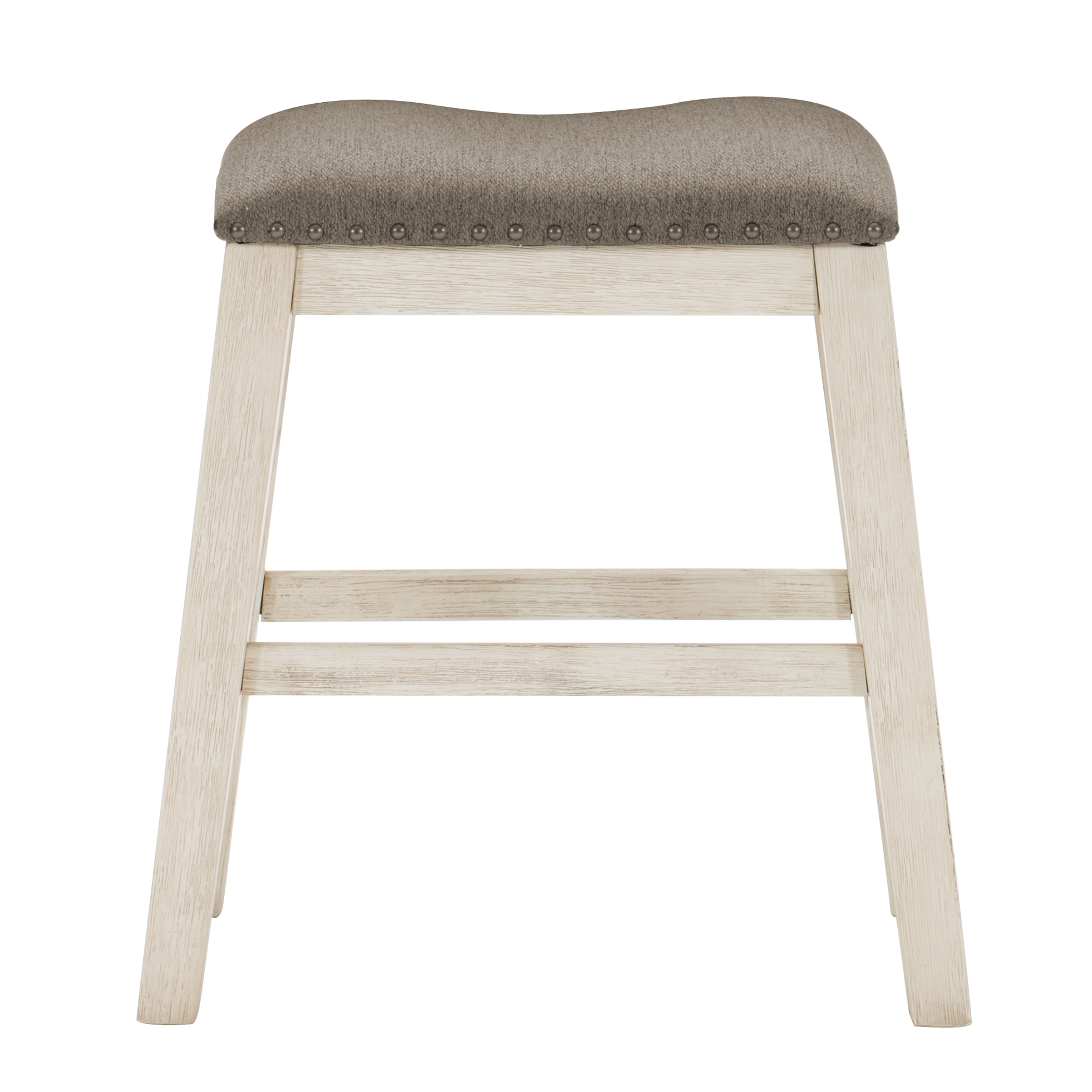 Timbre Whitewash Counter Chair, Set of 2 - 5603WW-24 - Bien Home Furniture & Electronics