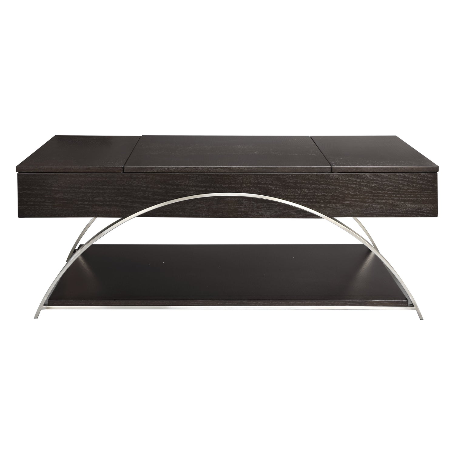 Tioga Espresso/Chrome Lift Top Cocktail Table - 3533RF-30 - Bien Home Furniture & Electronics
