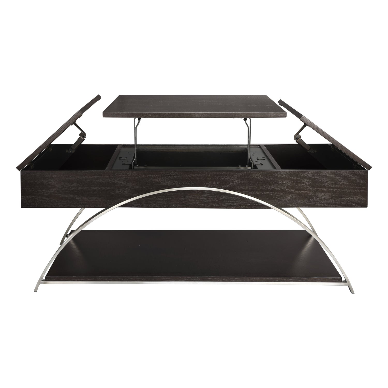 Tioga Espresso/Chrome Lift Top Cocktail Table - 3533RF-30 - Bien Home Furniture & Electronics