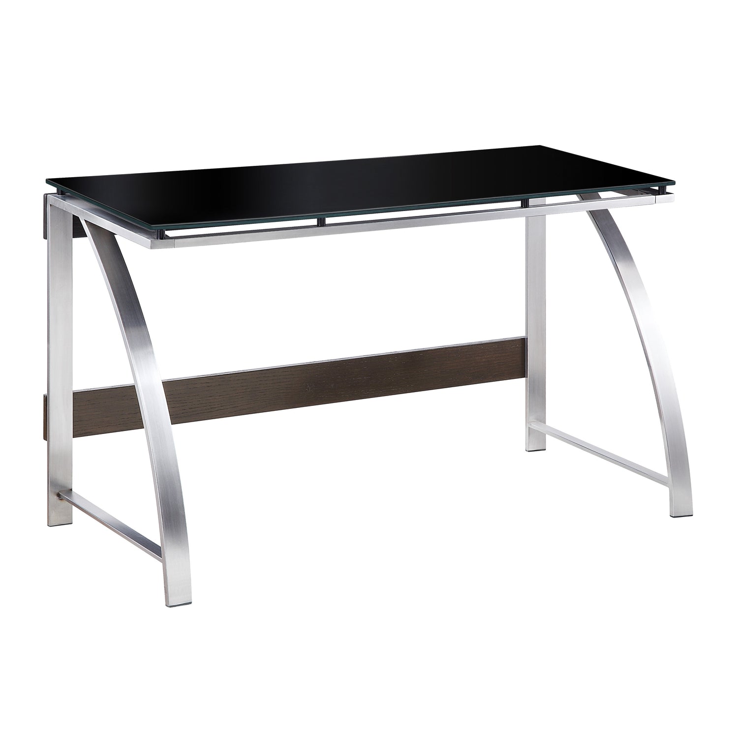 Tioga Espresso/Chrome Writing Desk - 3533-15 - Bien Home Furniture & Electronics