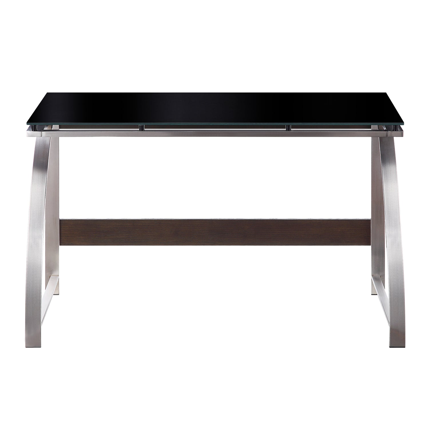 Tioga Espresso/Chrome Writing Desk - 3533-15 - Bien Home Furniture & Electronics