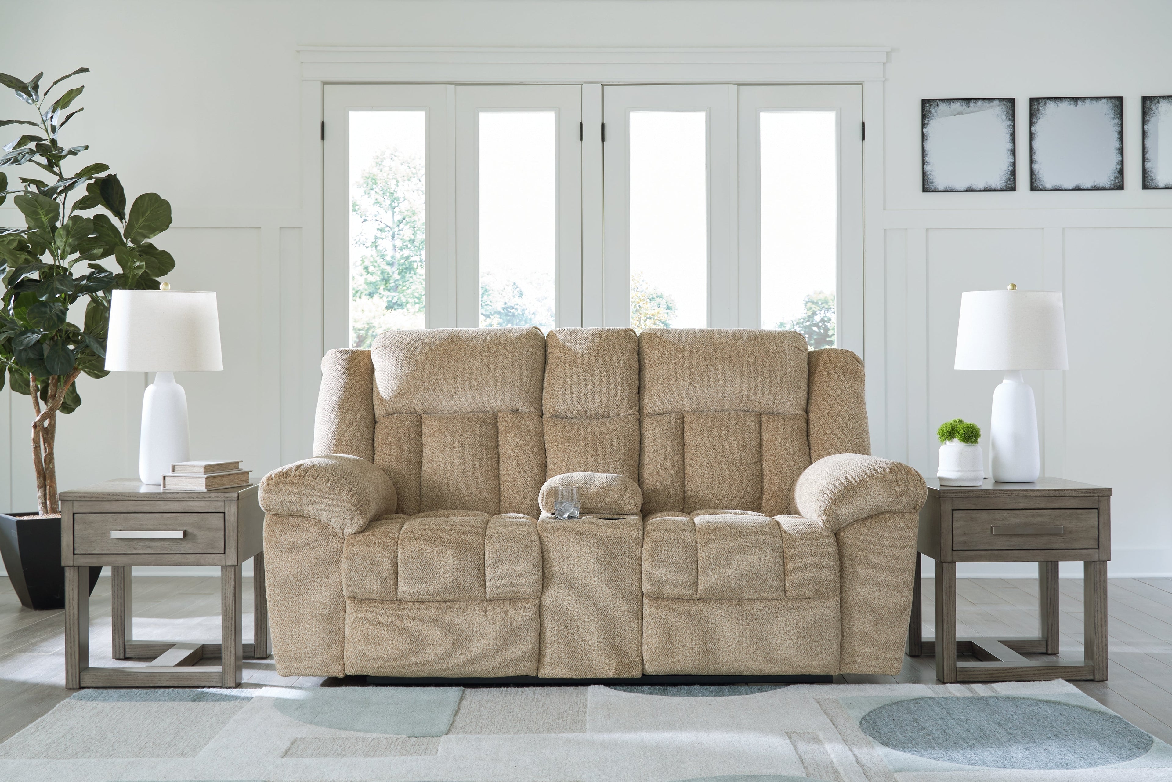 Tip-Off Wheat Power Reclining Loveseat - 6930518 - Bien Home Furniture & Electronics