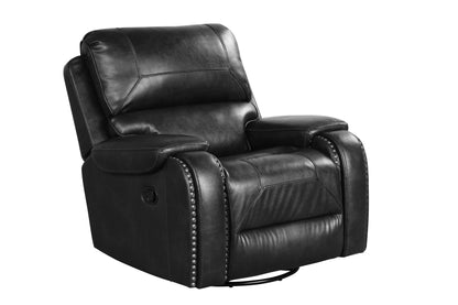 Titan2004-Black OVERSIZED 3pc Reclining Set - TITAN2004 BLACK - Bien Home Furniture &amp; Electronics