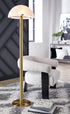 Tobbinsen Brass Finish Floor Lamp - L208421 - Bien Home Furniture & Electronics
